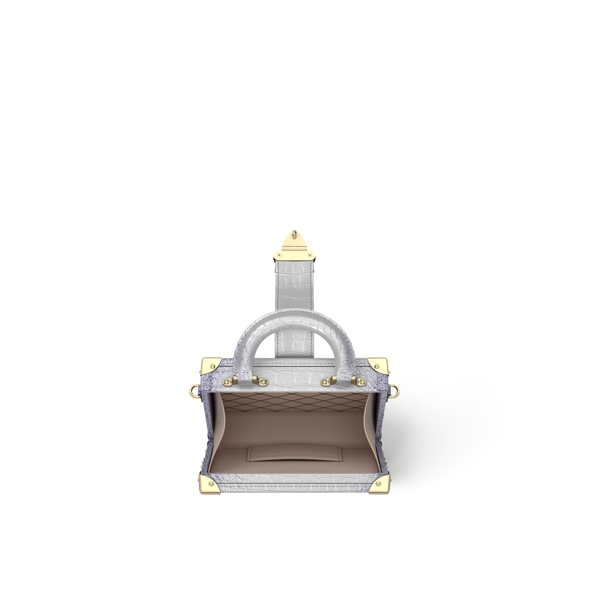 กระเป๋ารุ่น Petite Malle Capitale หนังจระเข้ Brillant in ผู้หญิง