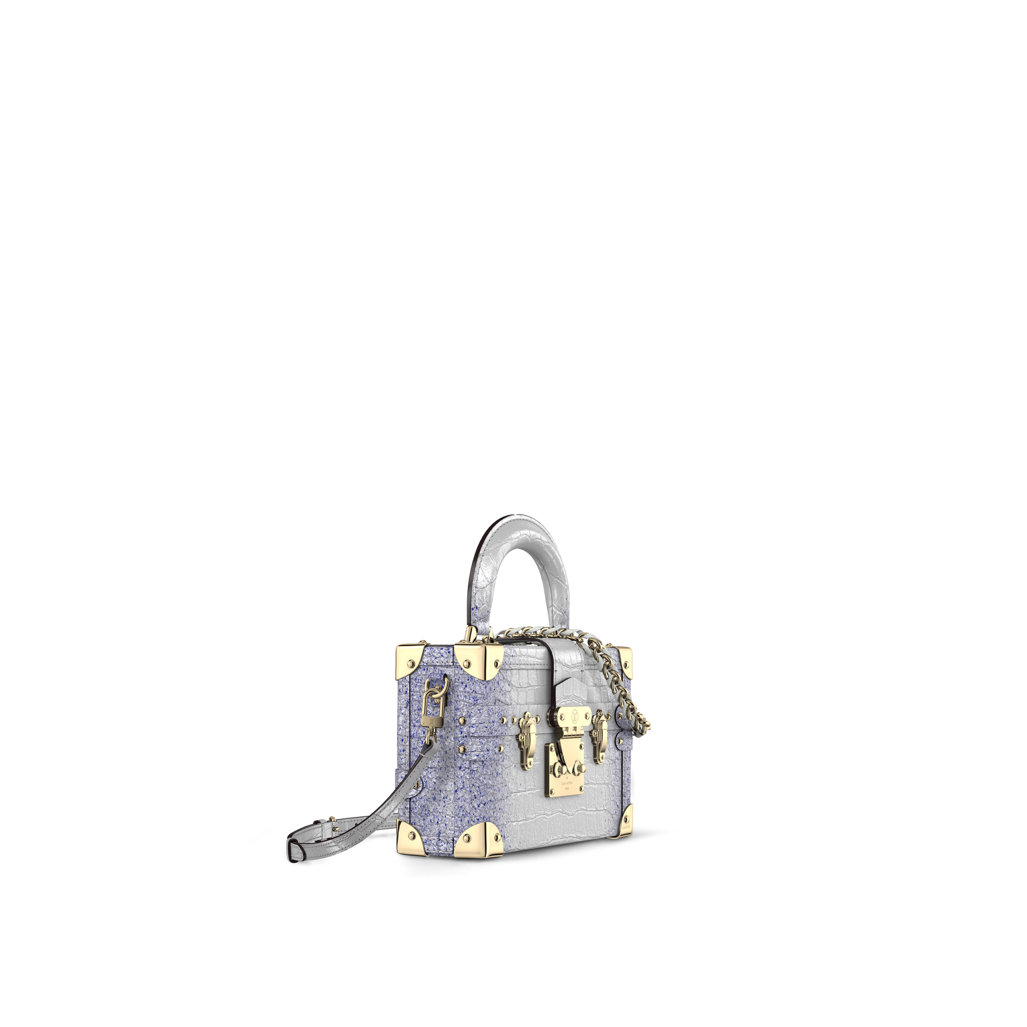 กระเป๋ารุ่น Petite Malle Capitale หนังจระเข้ Brillant in ผู้หญิง