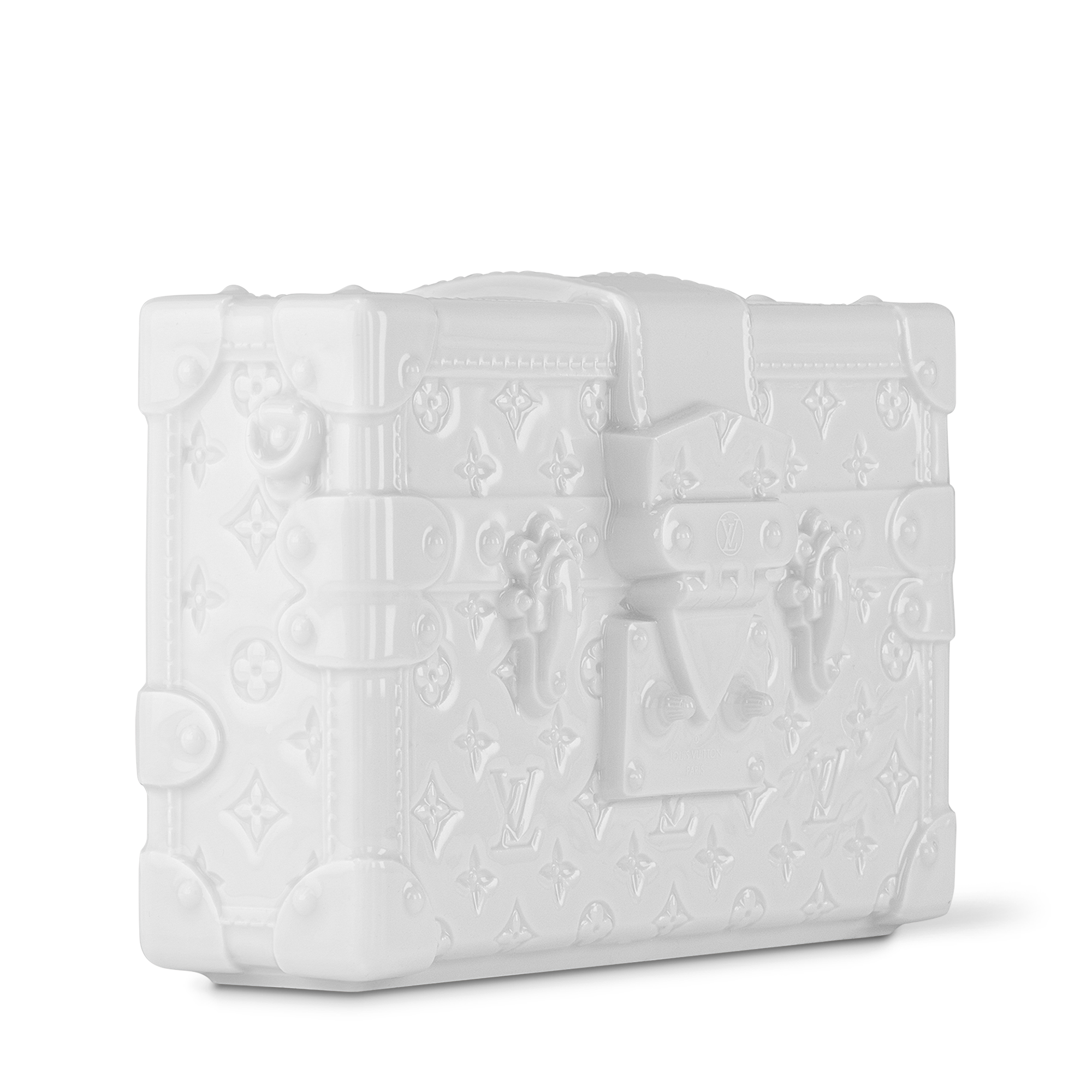 แจกันพอร์ซเลนรุ่น Petite Malle Monogram in ทรังก์ การเดินทาง และ บ้าน