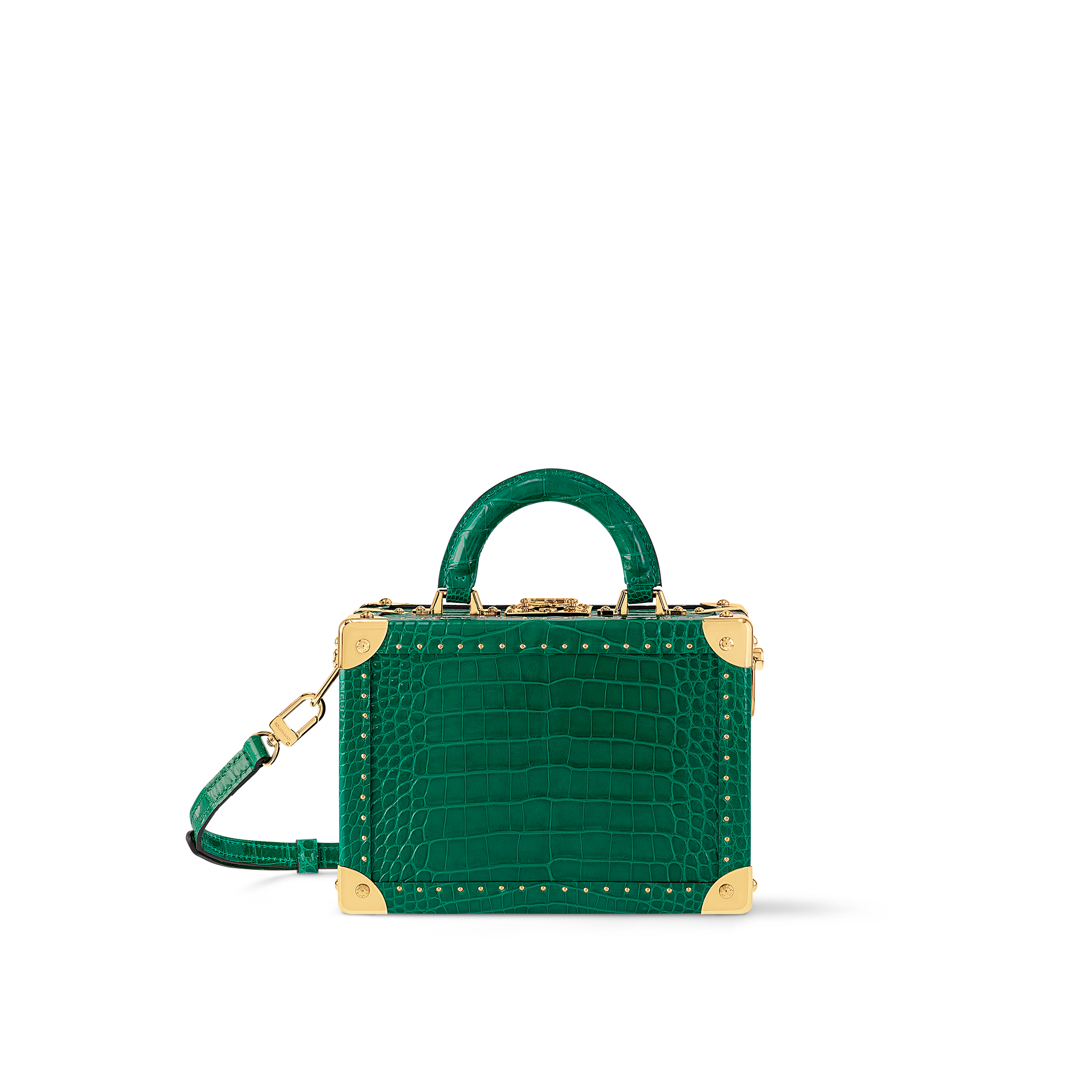 ทรังก์รุ่น Petite Valise Emeraude หนังจระเข้ Brillant in Les Extraordinaires