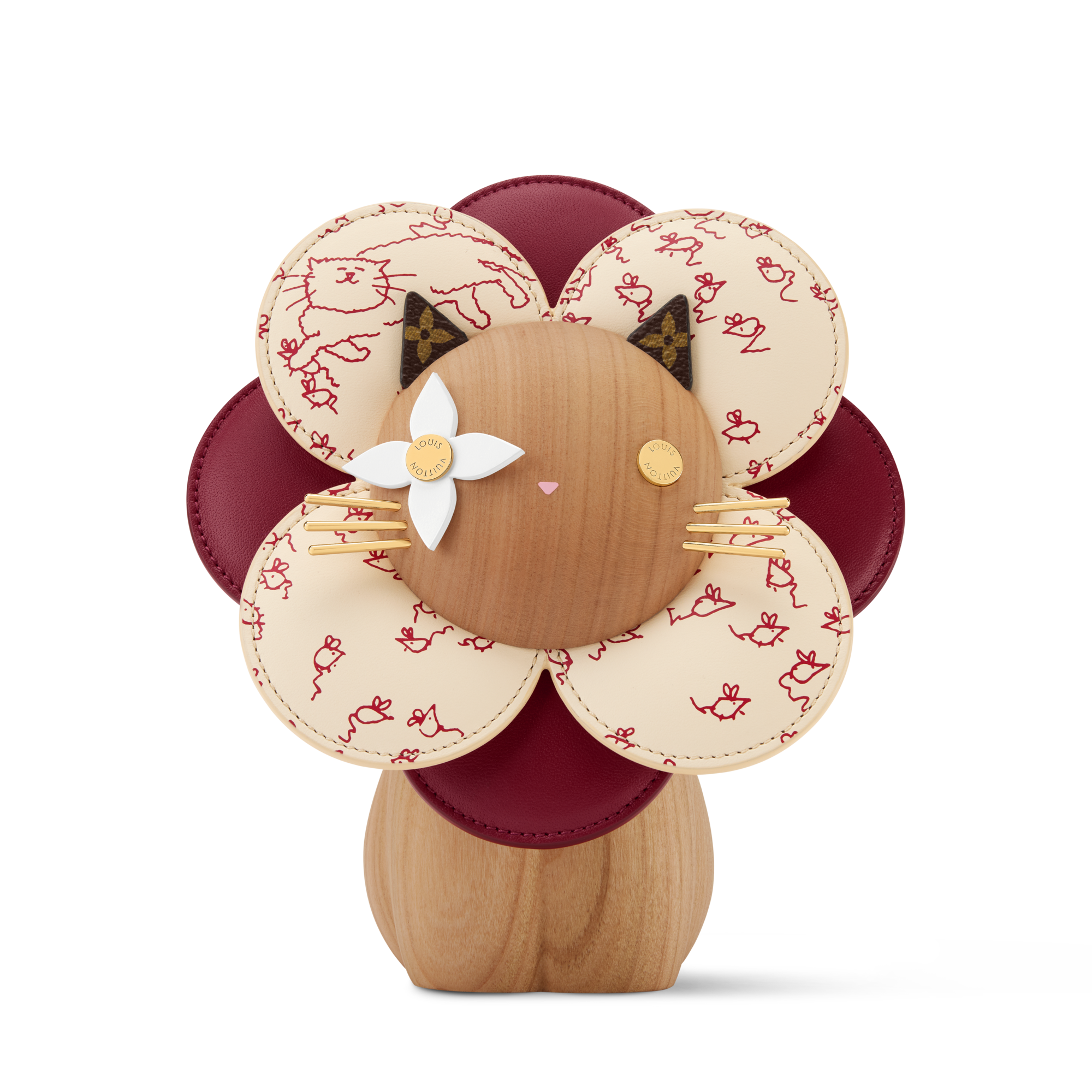 ตุ๊กตา Petula Cat . in ทรังก์ การเดินทาง และ บ้าน