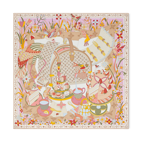 ผ้า Square รุ่น Picnic 90 . in ผู้หญิง's แอคเซสเซอรี่ ผ้าโพกหัวสำหรับผู้หญิง collections by Louis Vuitton (การย่อ/ขยายผลิตภัณฑ์)