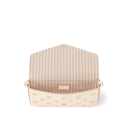 กระเป๋ารุ่น Félicie Pochette Monogram Empreinte in ผู้หญิง's กระเป๋าสตางค์และผลิตภัณฑ์เครื่องหนังขนาดเล็ก กระเป๋าสตางค์สะพายข้างสำหรับผู้หญิง collections by Louis Vuitton (การย่อ/ขยายผลิตภัณฑ์)