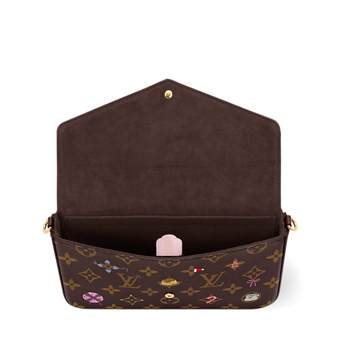 กระเป๋ารุ่น Félicie Pochette GM Monogram แคนวาสประเภทอื่น in ผู้หญิง's กระเป๋าถือ กระเป๋าถือสำหรับผู้หญิง collections by Louis Vuitton (การย่อ/ขยายผลิตภัณฑ์)