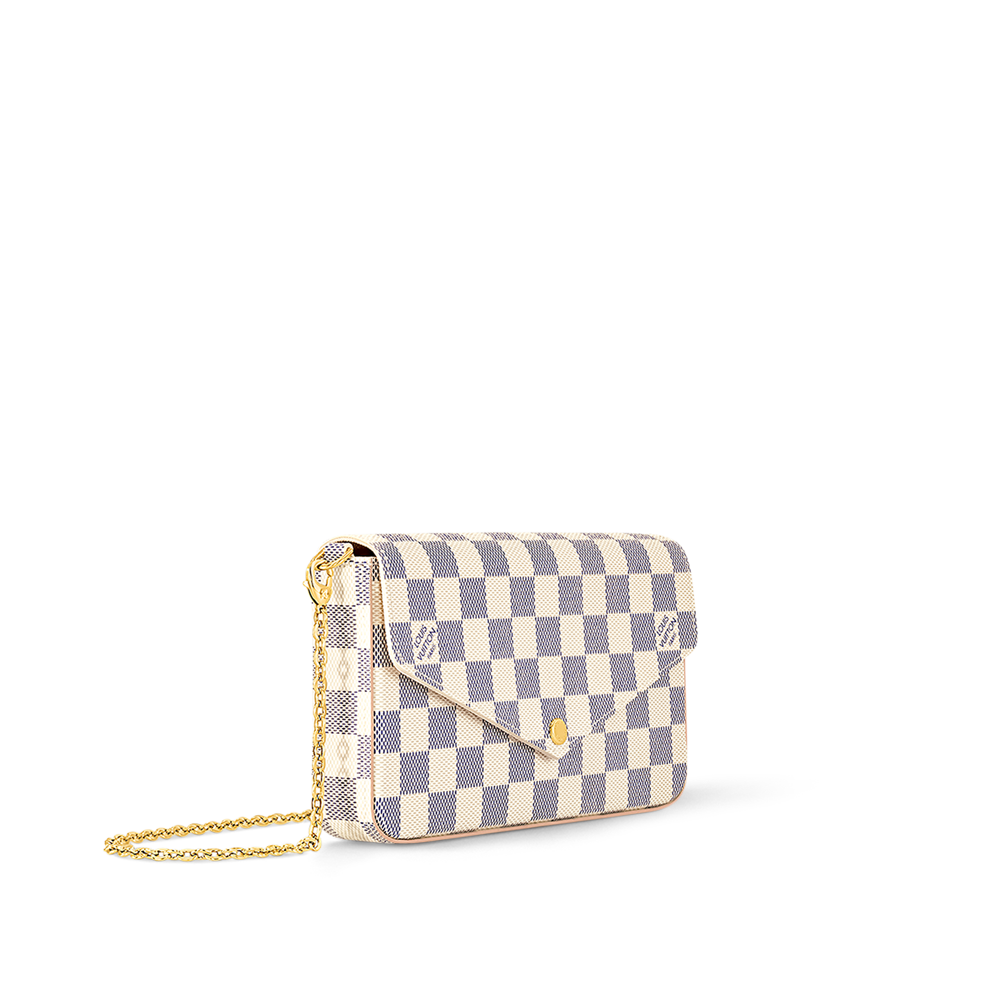 กระเป๋ารุ่น Félicie Pochette Damier Azur แคนวาส in ผู้หญิง