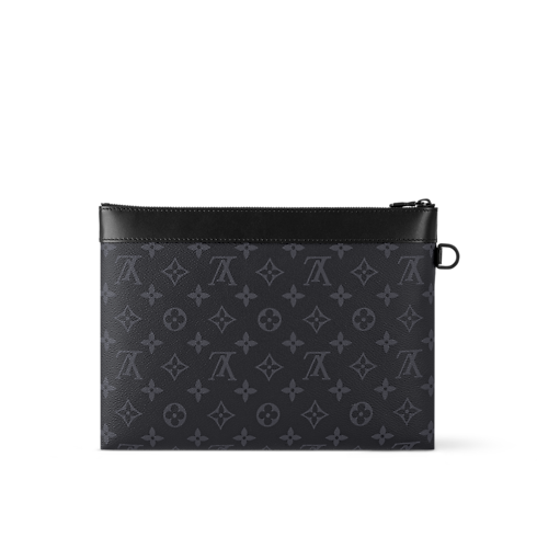 กระเป๋ารุ่น Pochette To-Go Monogram Eclipse in ผู้ชาย's การเดินทางและท่องเที่ยว กระเป๋าเสริมเดินทางสำหรับผู้ชาย collections by Louis Vuitton (การย่อ/ขยายผลิตภัณฑ์)