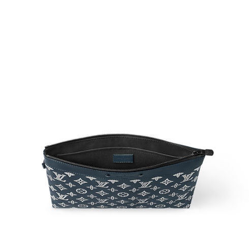 กระเป๋ารุ่น Pochette To-Go หนัง Monogram Shadow in ผู้ชาย's กระเป๋าสตางค์และผลิตภัณฑ์เครื่องหนังขนาดเล็ก กระเป๋าถือ และกระเป๋าคลัทช์สำหรับผู้ชาย collections by Louis Vuitton (การย่อ/ขยายผลิตภัณฑ์)
