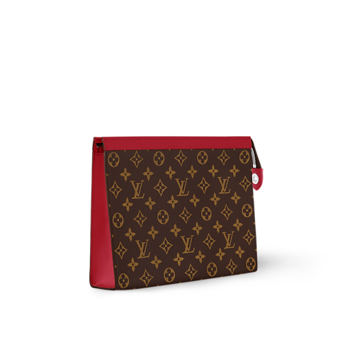 กระเป๋ารุ่น Pochette Voyage MM Monogram Macassar แคนวาส in Super Lucky Day's For Him } collections by Louis Vuitton (การย่อ/ขยายผลิตภัณฑ์)