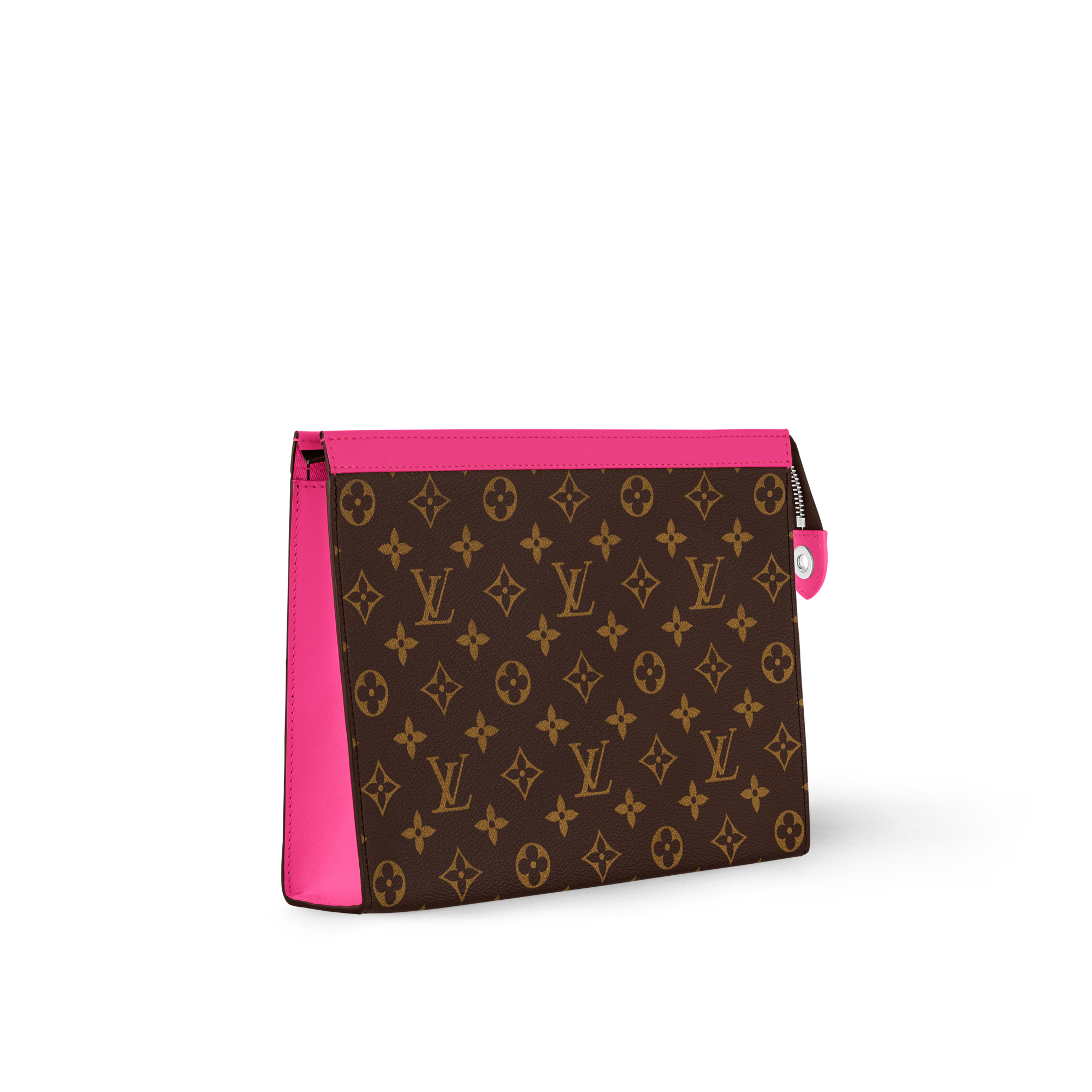 กระเป๋ารุ่น Pochette Voyage MM Monogram Macassar แคนวาส in Super Lucky Day