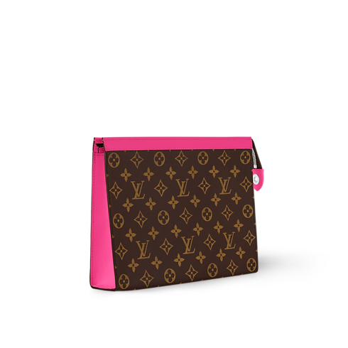 กระเป๋ารุ่น Pochette Voyage MM Monogram Macassar แคนวาส in Super Lucky Day's For Him } collections by Louis Vuitton (การย่อ/ขยายผลิตภัณฑ์)