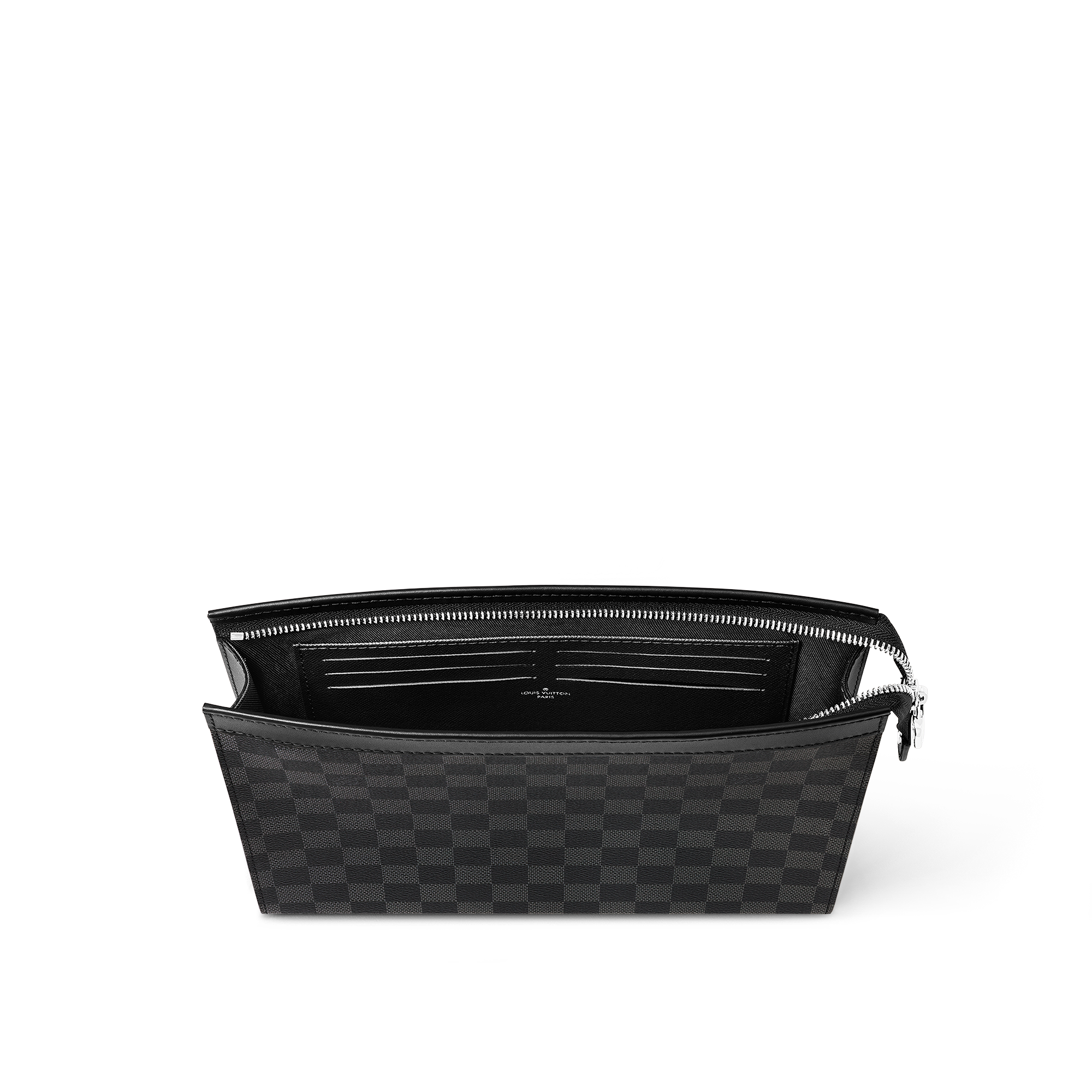 กระเป๋ารุ่น Pochette Voyage MM Damier Graphite แคนวาส in ผู้ชาย