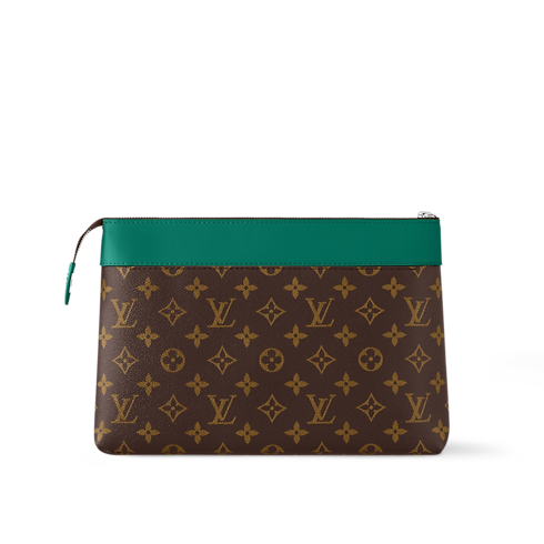 กระเป๋ารุ่น Pochette Voyage Souple Monogram Macassar แคนวาส in ของขวัญและการสร้างสรรค์ผลงานของคุณ's ของขวัญวันวาเลนไทน์สุภาพบุรุษ } collections by Louis Vuitton (การย่อ/ขยายผลิตภัณฑ์)
