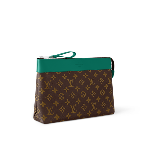 กระเป๋ารุ่น Pochette Voyage Souple Monogram Macassar แคนวาส in ของขวัญและการสร้างสรรค์ผลงานของคุณ's ของขวัญวันวาเลนไทน์สุภาพบุรุษ } collections by Louis Vuitton (การย่อ/ขยายผลิตภัณฑ์)