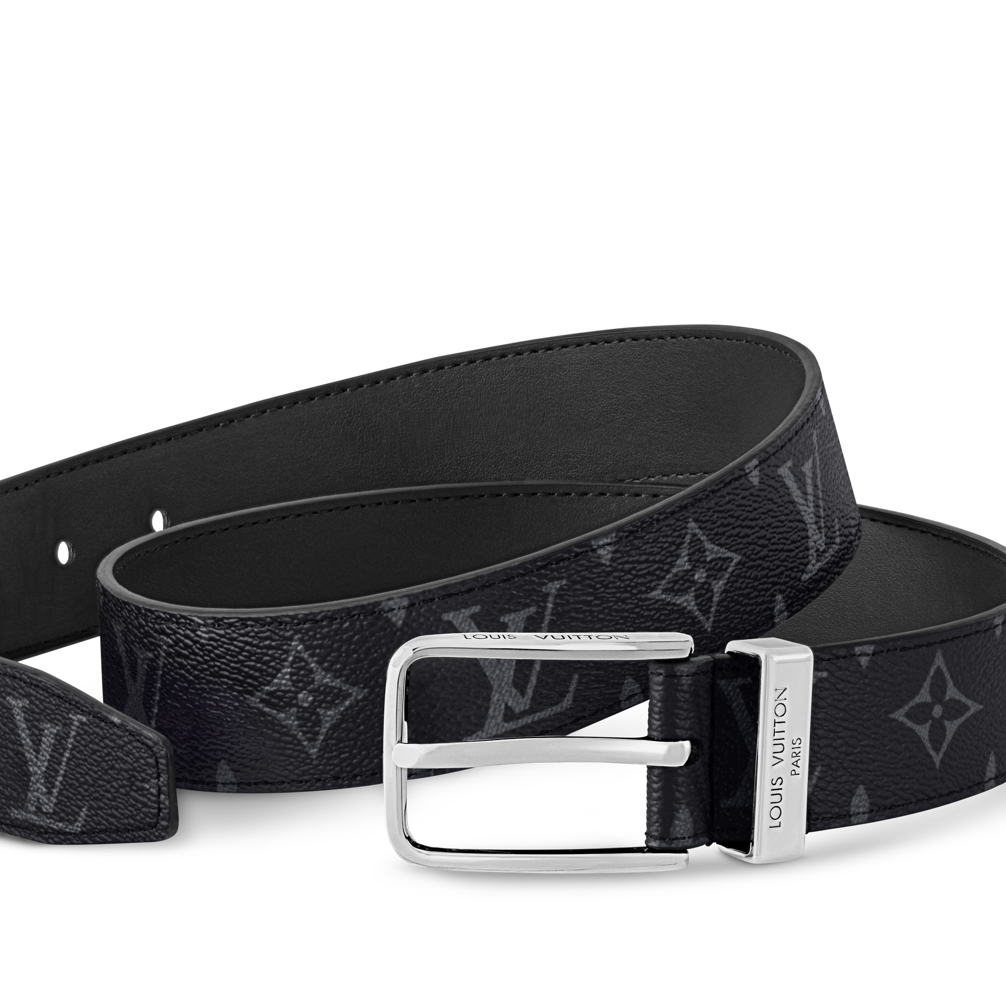 เข็มขัดรุ่น Pont Neuf ขนาด 35 มม. Monogram Eclipse in ผู้ชาย