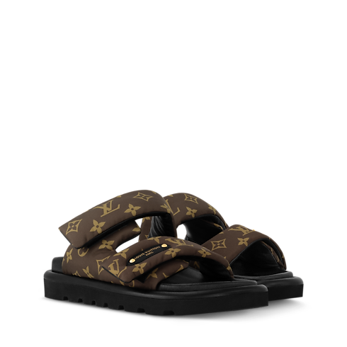 รองเท้าสวมเปิดส้นแบนรุ่น Pool Pillow Comfort in ผู้หญิง's รองเท้า รองเท้าสวมเปิดส้นสำหรับผู้หญิง collections by Louis Vuitton (การย่อ/ขยายผลิตภัณฑ์)