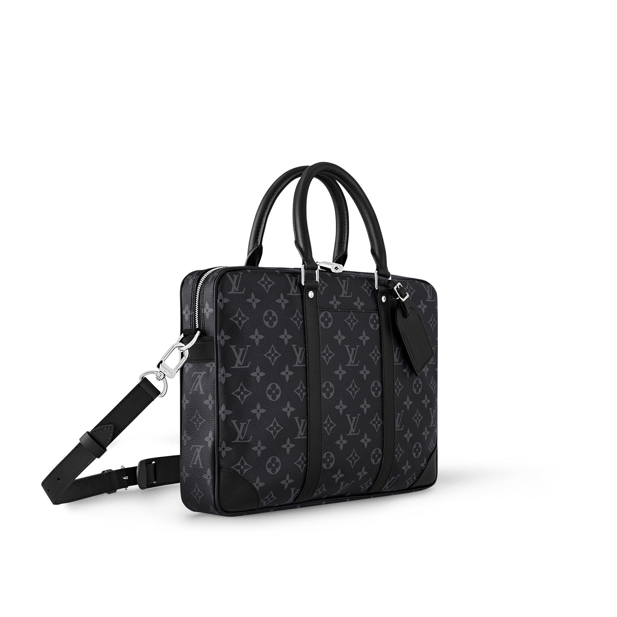 กระเป๋ารุ่น Porte-Documents Voyage PM Monogram Eclipse in ผู้ชาย