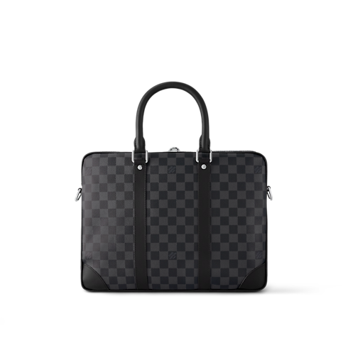 กระเป๋ารุ่น Porte-Documents Voyage NM Damier Graphite แคนวาส in ผู้ชาย's กระเป๋า All Collections collections by Louis Vuitton (การย่อ/ขยายผลิตภัณฑ์)
