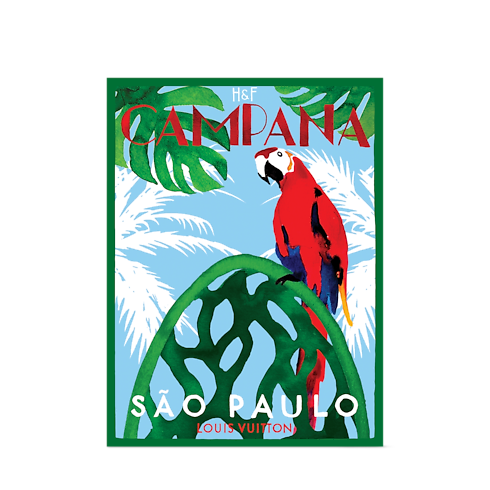 Poster of Campana Brothers in ทรังก์ การเดินทาง และ บ้าน's บ้านและศิลปะการไดนิ่ง การตกแต่ง collections by Louis Vuitton (การย่อ/ขยายผลิตภัณฑ์)