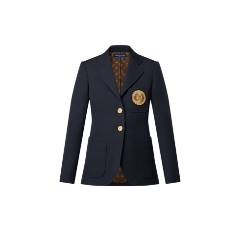 เสื้อเบลเซอร์สไตล์ Preppy in ผู้หญิง's เสื้อผ้า เสื้อโค้ทกันหนาวและเสื้อแจ็คเก็ตสำหรับผู้หญิง collections by Louis Vuitton (การย่อ/ขยายผลิตภัณฑ์)