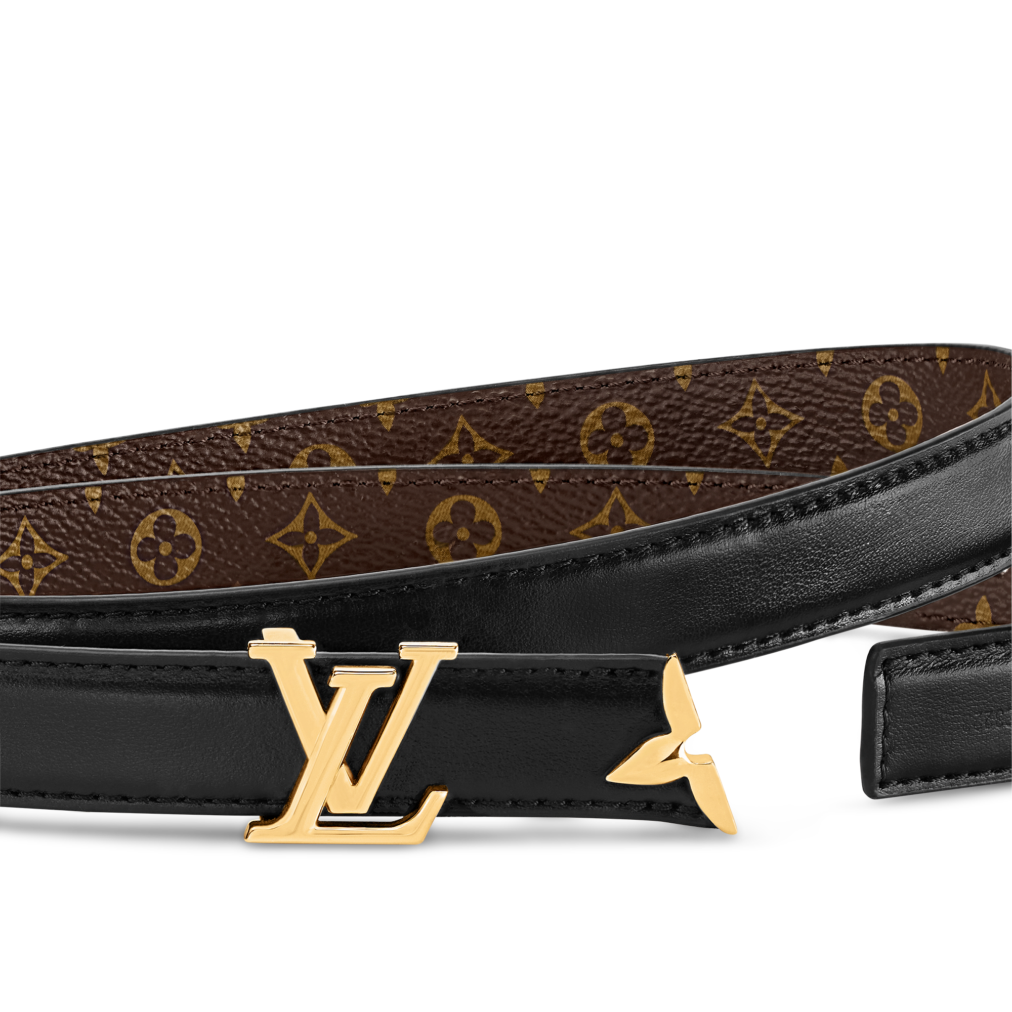 เข็มขัดรุ่น Pretty LV ขนาด 20 มม. ใส่ได้ทั้งสองด้าน Monogram in ผู้หญิง