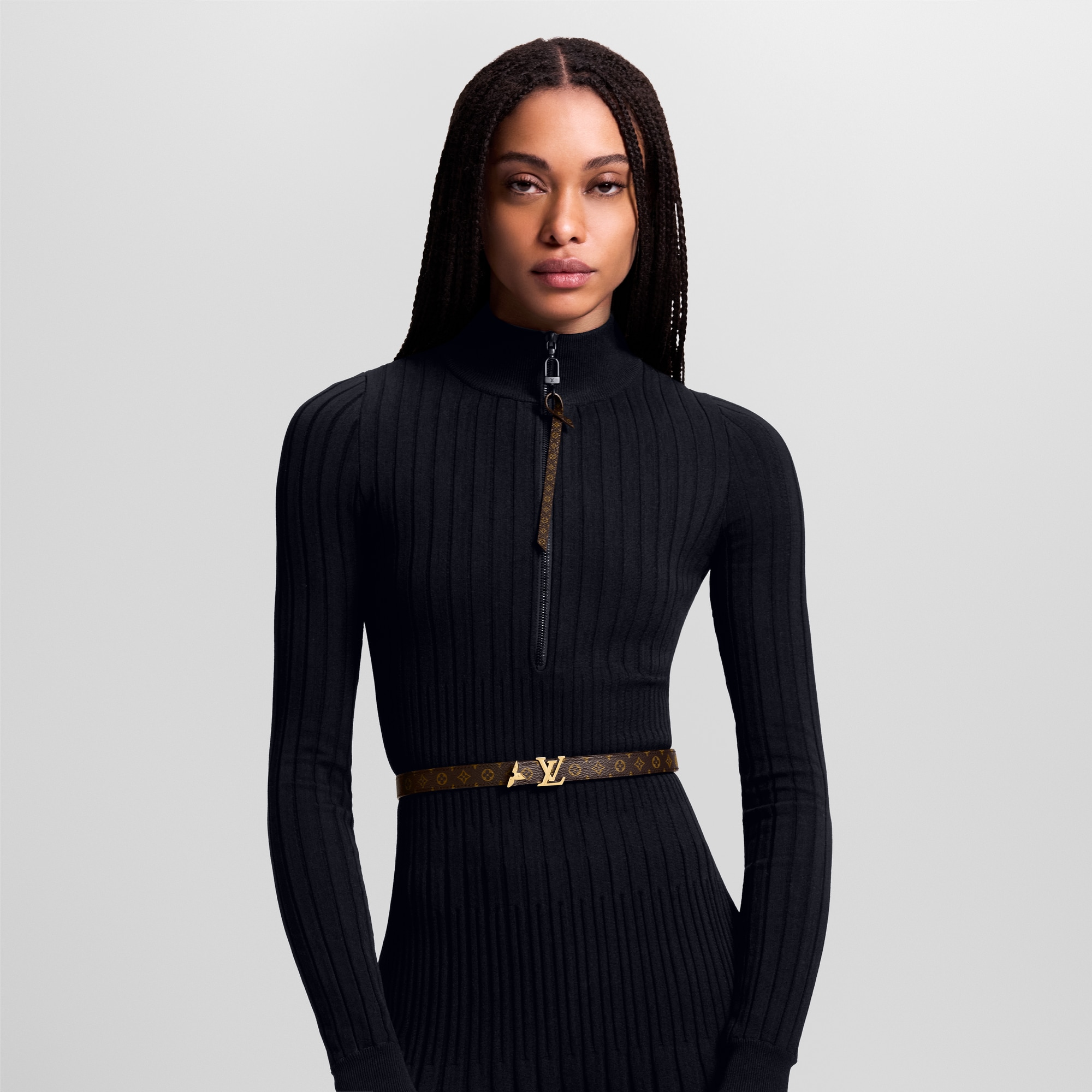 เข็มขัดรุ่น Pretty LV ขนาด 20 มม. ใส่ได้ทั้งสองด้าน Monogram in ผู้หญิง