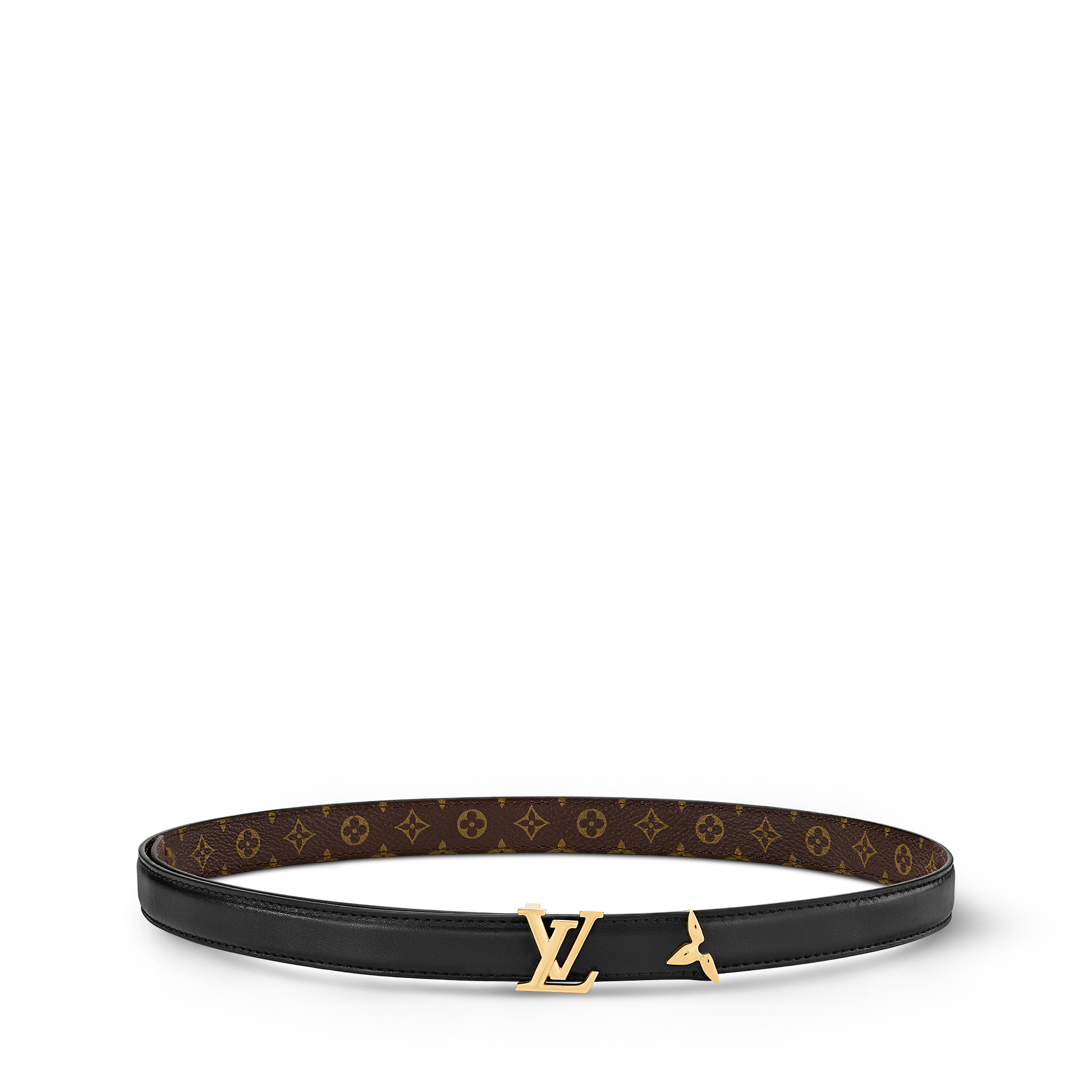 เข็มขัดรุ่น Pretty LV ขนาด 20 มม. ใส่ได้ทั้งสองด้าน Monogram in ผู้หญิง