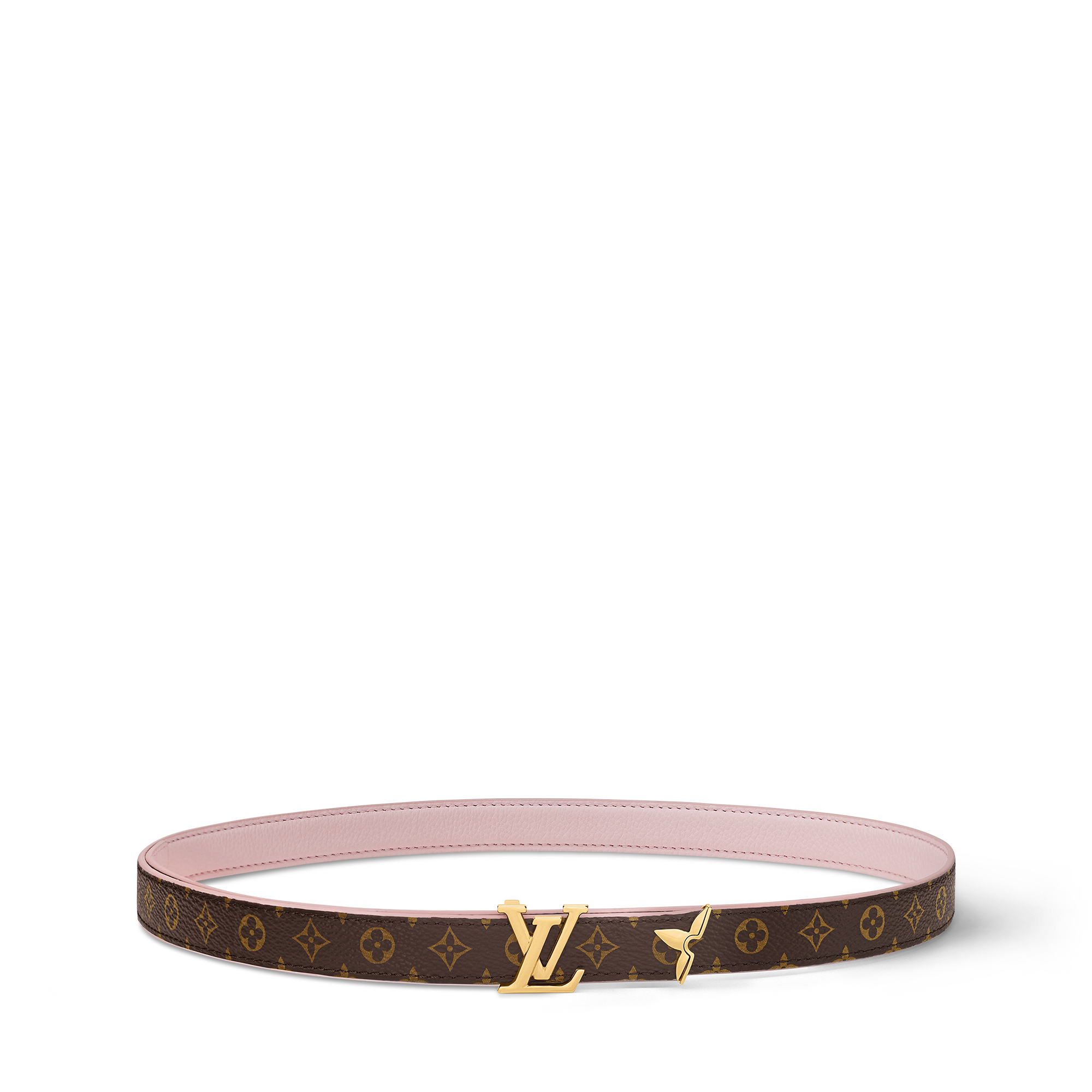 เข็มขัดรุ่น Pretty LV ขนาด 20 มม. ใส่ได้ทั้งสองด้าน Monogram in ผู้หญิง