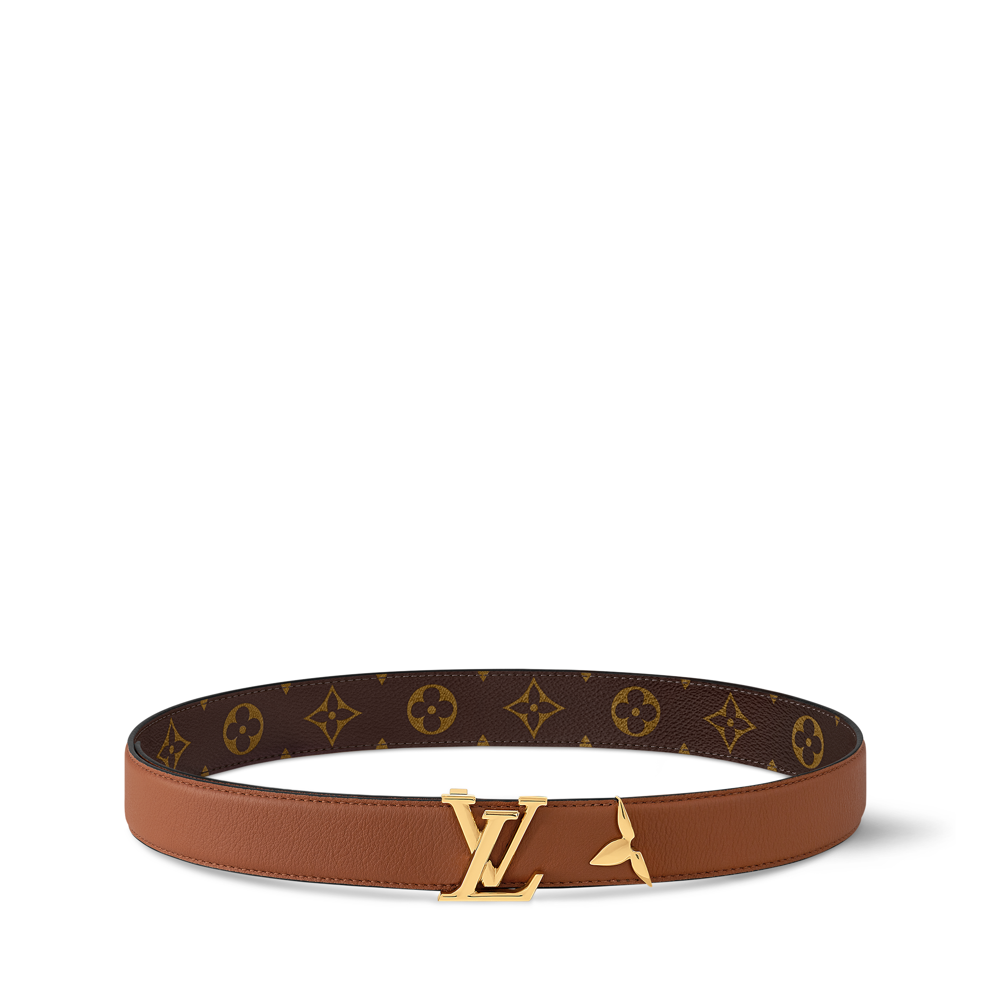 เข็มขัดรุ่น Pretty LV ขนาด 30 มม. ใส่ได้ทั้งสองด้าน  in ผู้หญิง