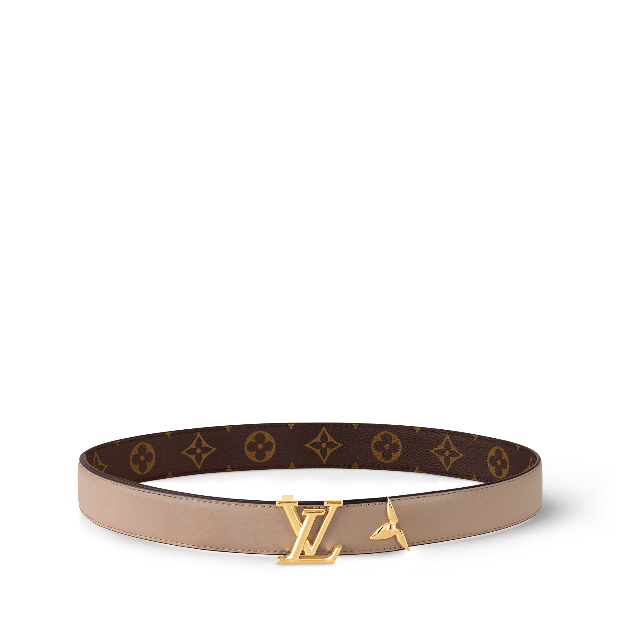 เข็มขัดรุ่น Pretty LV ขนาด 30 มม. ใส่ได้ทั้งสองด้าน Monogram in ผู้หญิง