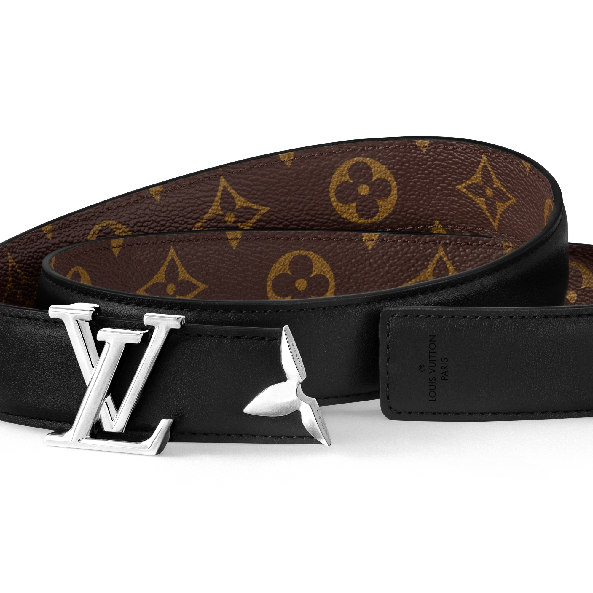 เข็มขัดรุ่น Pretty LV ขนาด 30 มม. ใส่ได้ทั้งสองด้าน Monogram in ผู้หญิง