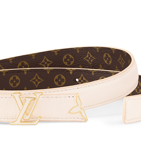 เข็มขัดรุ่น Pretty LV Enamel ขนาด 20 มม. ใส่ได้ทั้งสองด้าน Monogram in ผู้หญิง's แอคเซสเซอรี่ เข็มขัดสำหรับผู้หญิง collections by Louis Vuitton (การย่อ/ขยายผลิตภัณฑ์)