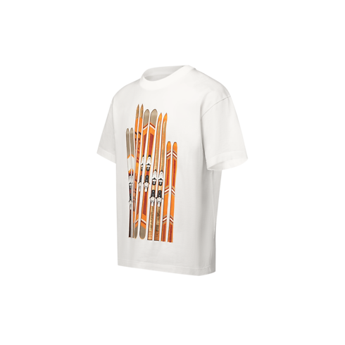 เสื้อยืดผ้าคอตตอนพิมพ์ลาย in ผู้ชาย's เสื้อผ้า เสื้อยืด และ เสื้อโปโลสำหรับผู้ชาย collections by Louis Vuitton (การย่อ/ขยายผลิตภัณฑ์)