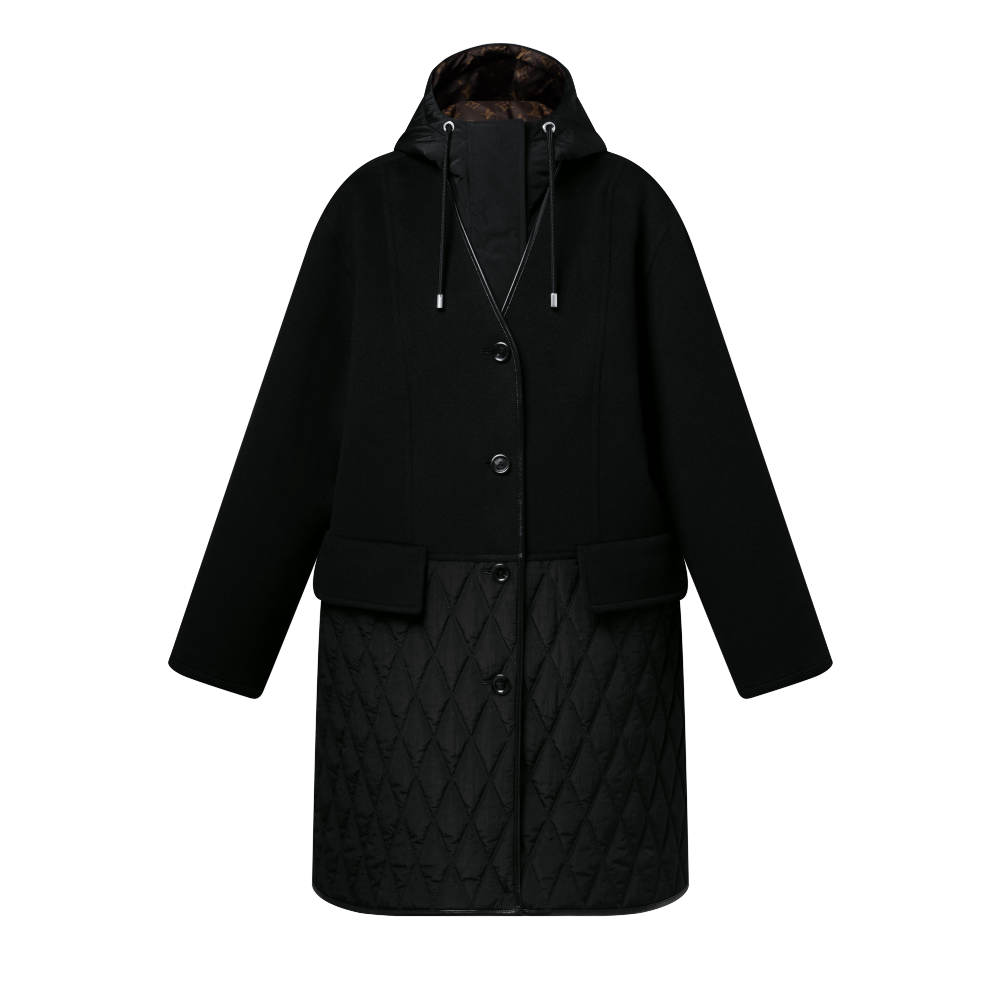 เสื้อโค้ทแต่งดีเทลควิลต์  in ผู้หญิง