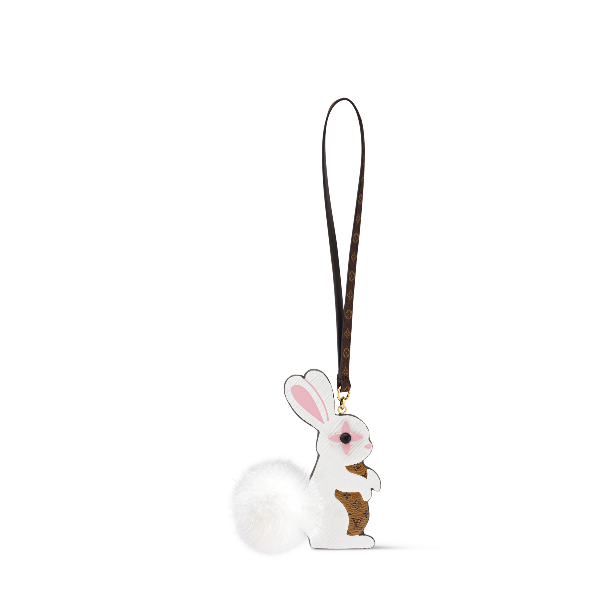 ชาร์มห้อยกระเป๋ารุ่น Rabbit LV Furry Friend . in ผู้หญิง