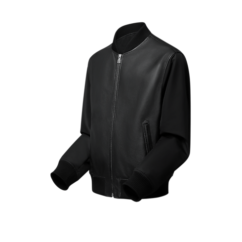 เสื้อแจ็คเก็ตหนังและผ้าไนลอน ใส่ได้ทั้งสองด้าน in ผู้ชาย's เสื้อผ้า เสื้อโค้ทกันหนาวสำหรับผู้ชาย collections by Louis Vuitton (การย่อ/ขยายผลิตภัณฑ์)