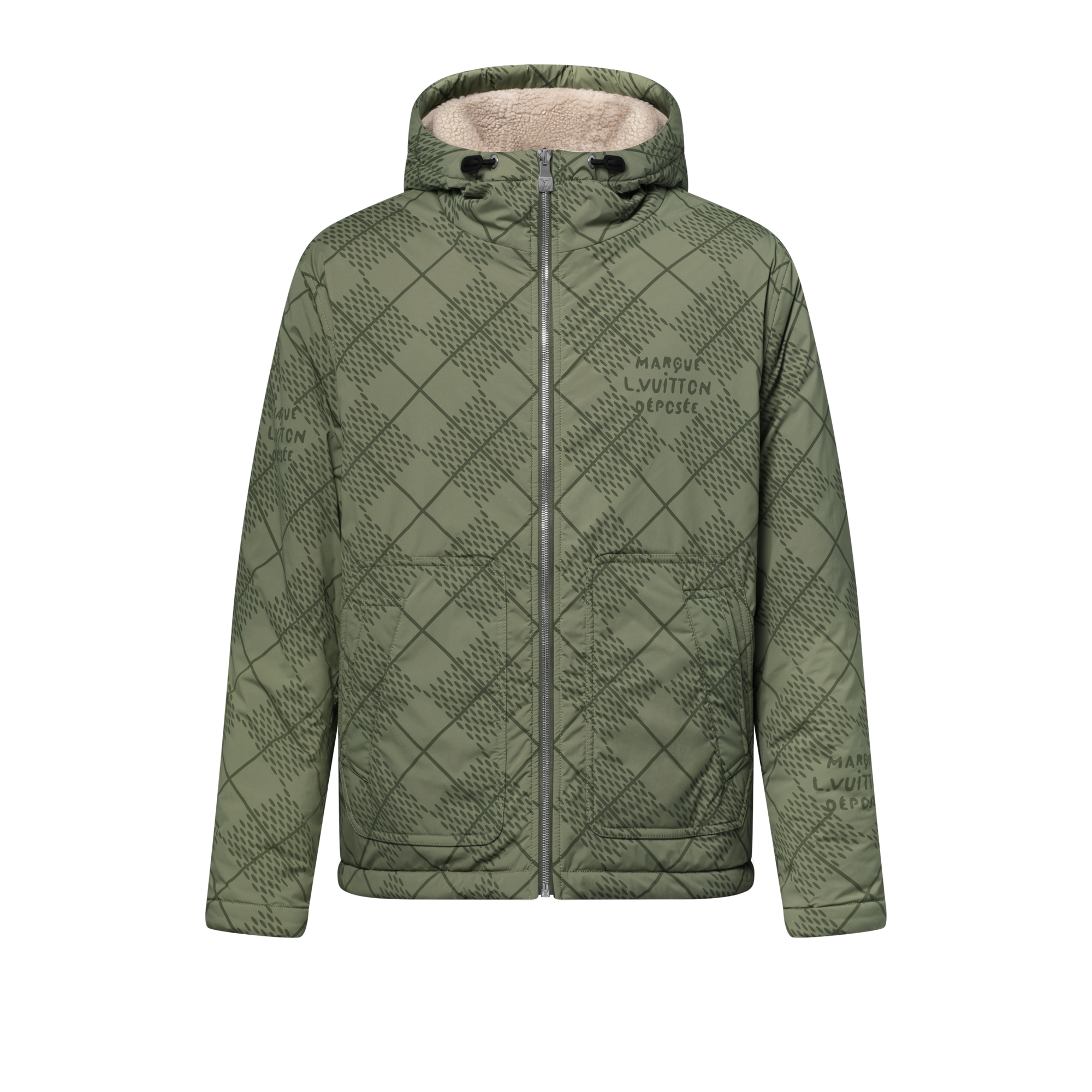 เสื้อกันลมผ้าไนลอนและผ้าฟลีซ ใส่ได้ทั้งสองด้าน  in ผู้ชาย