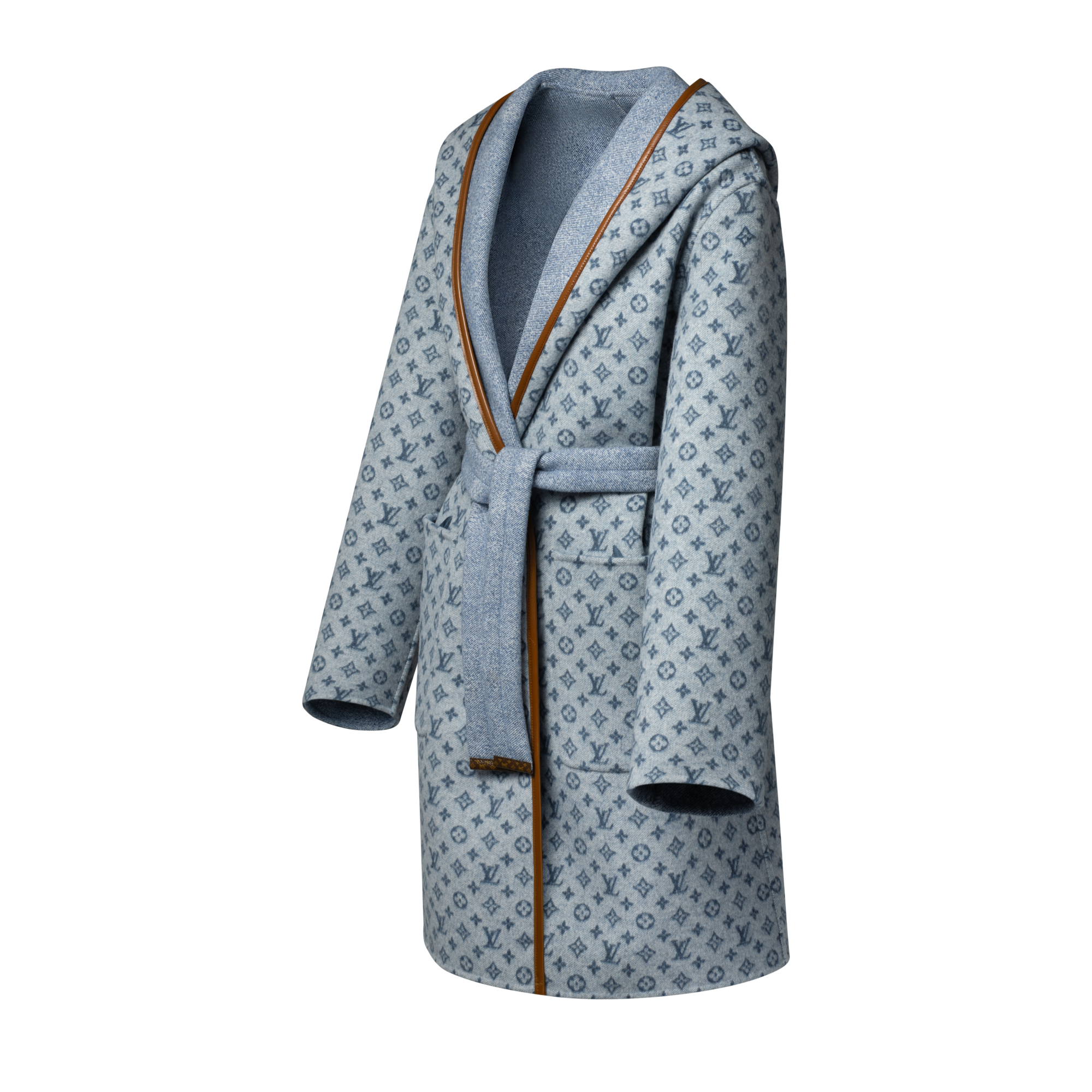 Reversible Signature Hooded Wrap Coat  in ผู้หญิง