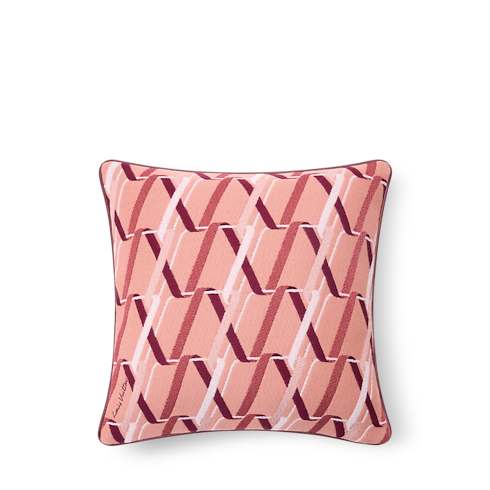 Ribbon Cushion 40x40 in ทรังก์ การเดินทาง และ บ้าน's บ้านและศิลปะการไดนิ่ง สิ่งทอ collections by Louis Vuitton (การย่อ/ขยายผลิตภัณฑ์)