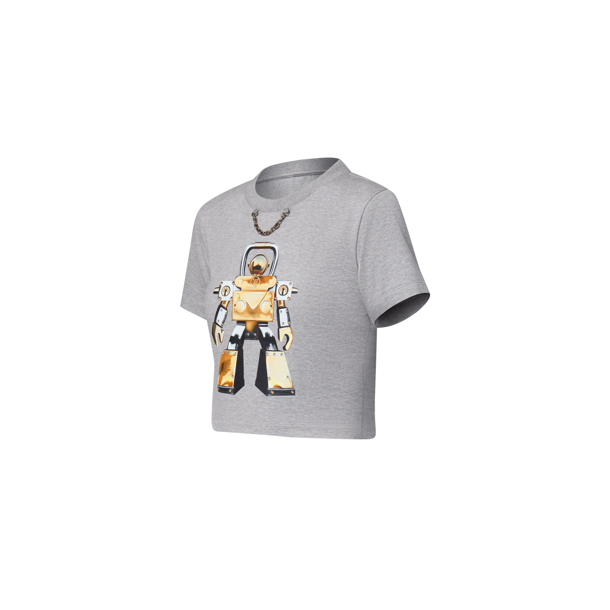 เสื้อครอปลาย Robot  in ผู้หญิง