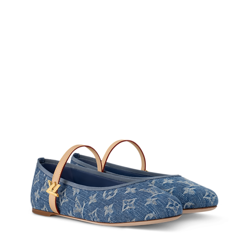 รองเท้าบัลเลต์ส้นแบนรุ่น Romy in ผู้หญิง's รองเท้า รองเท้าโลฟเฟอร์หนัง และ รองเท้าบัลเลต์สำหรับผู้หญิง collections by Louis Vuitton (การย่อ/ขยายผลิตภัณฑ์)