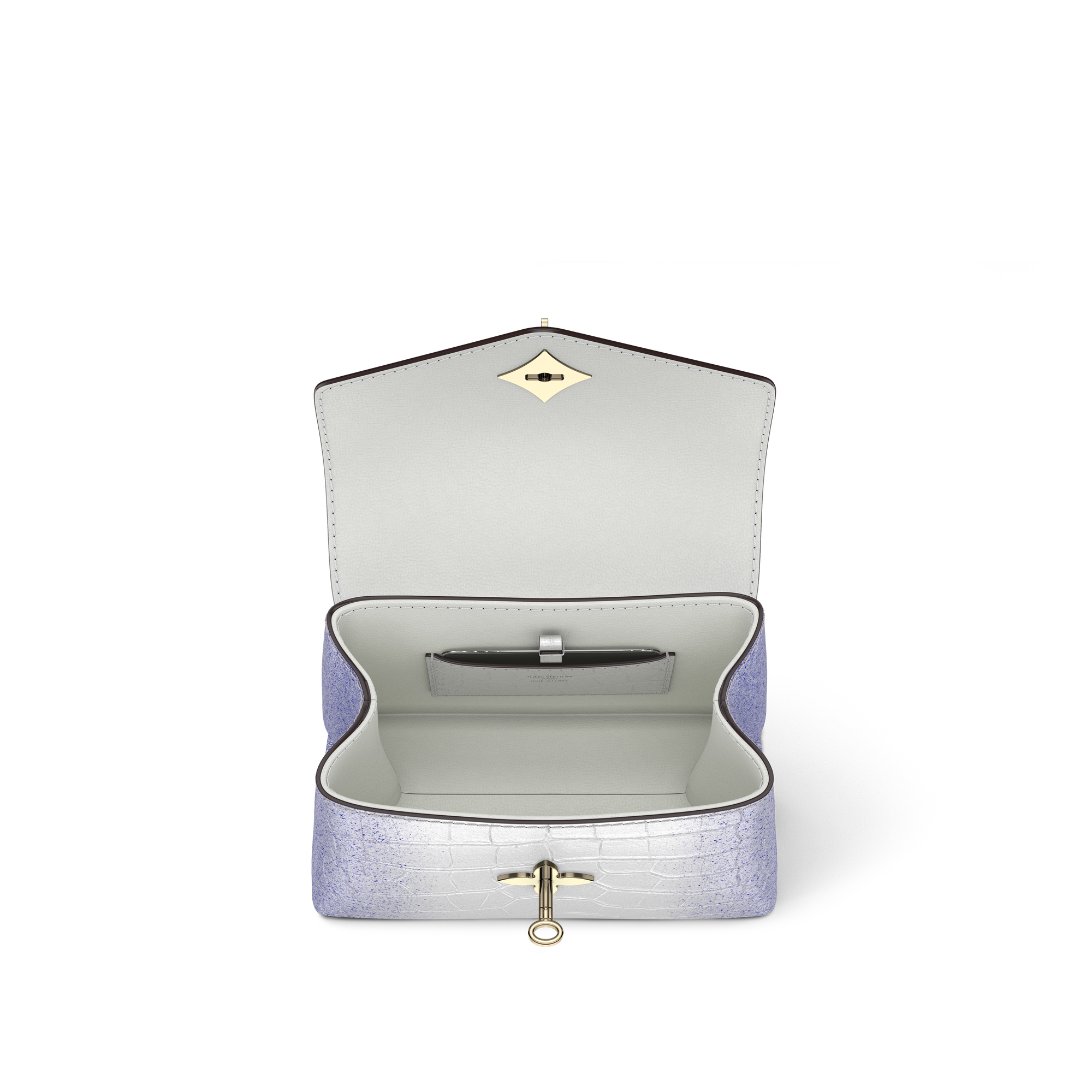 กระเป๋ารุ่น Rose Des Vents Mini หนังจระเข้ Brillant in ผู้หญิง