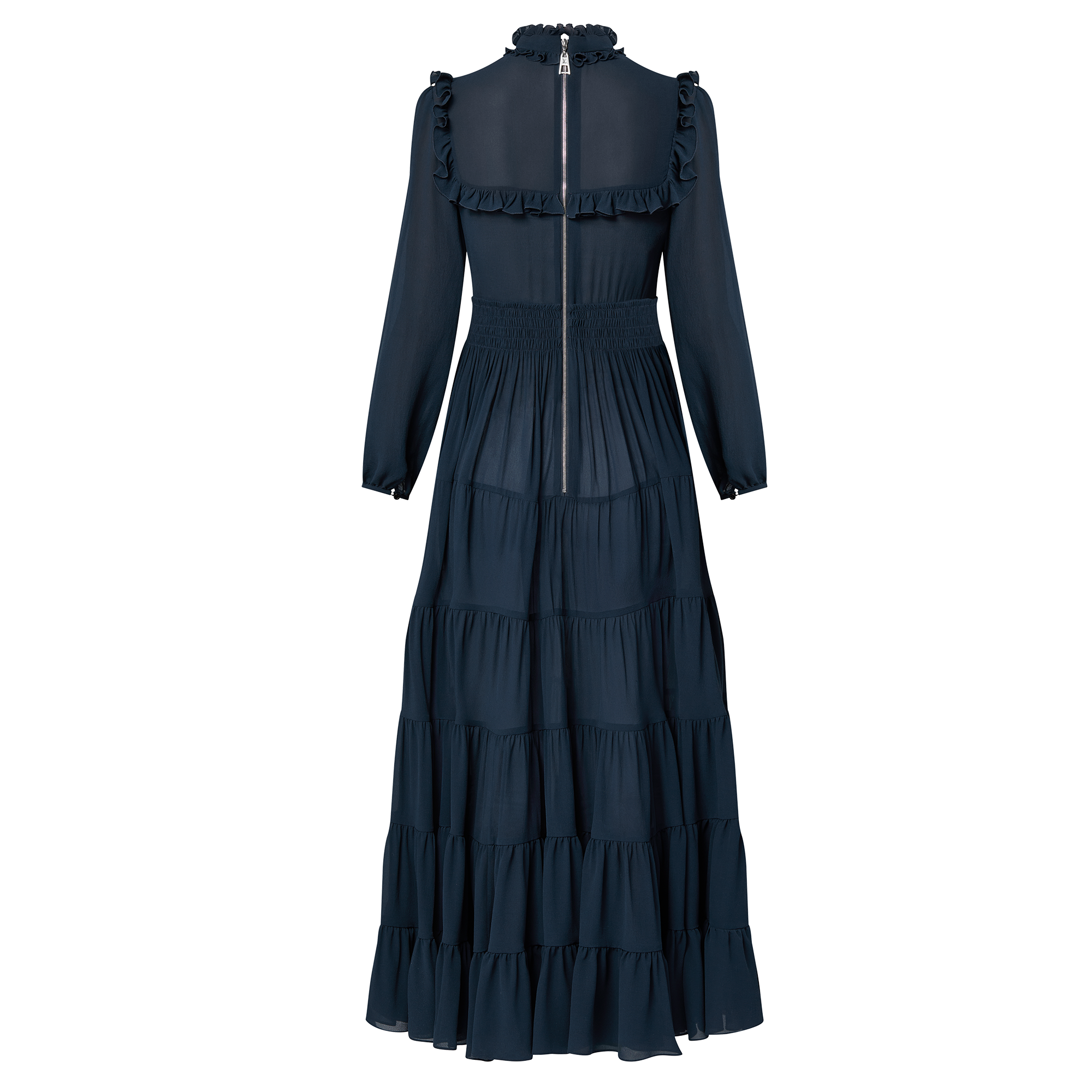 แม็กซี่เดรสแต่งระบาย  in ผู้หญิง