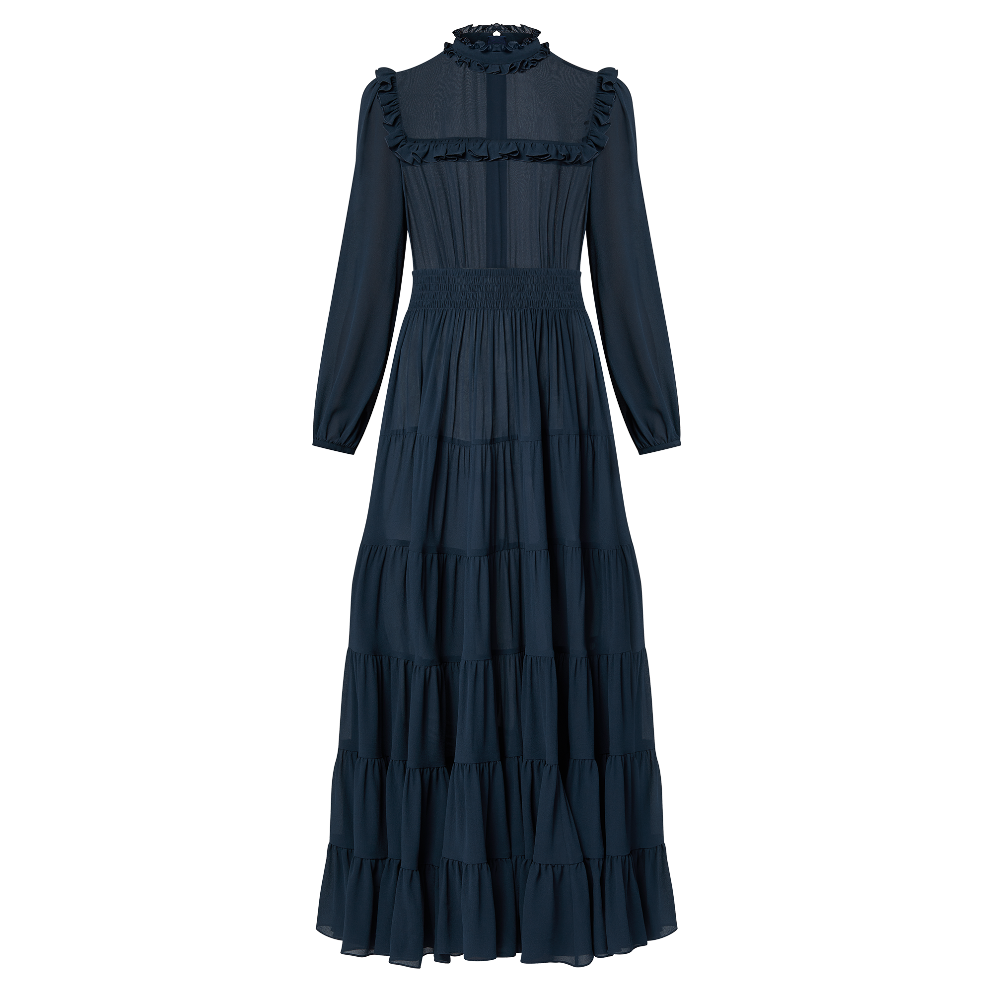 แม็กซี่เดรสแต่งระบาย  in ผู้หญิง