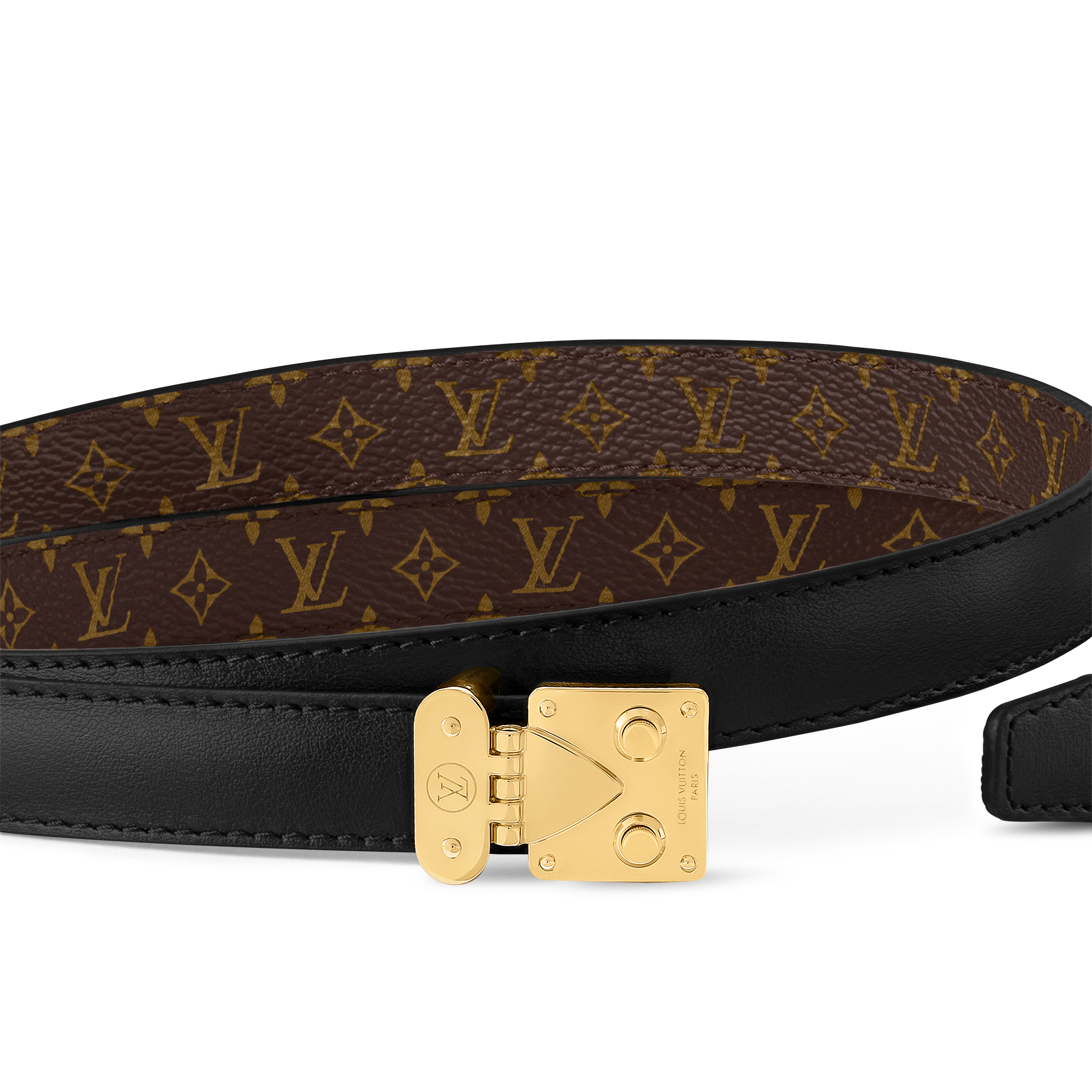 เข็มขัดรุ่น S-Lock ขนาด 18 มม. ใส่ได้ทั้งสองด้าน  in ผู้หญิง