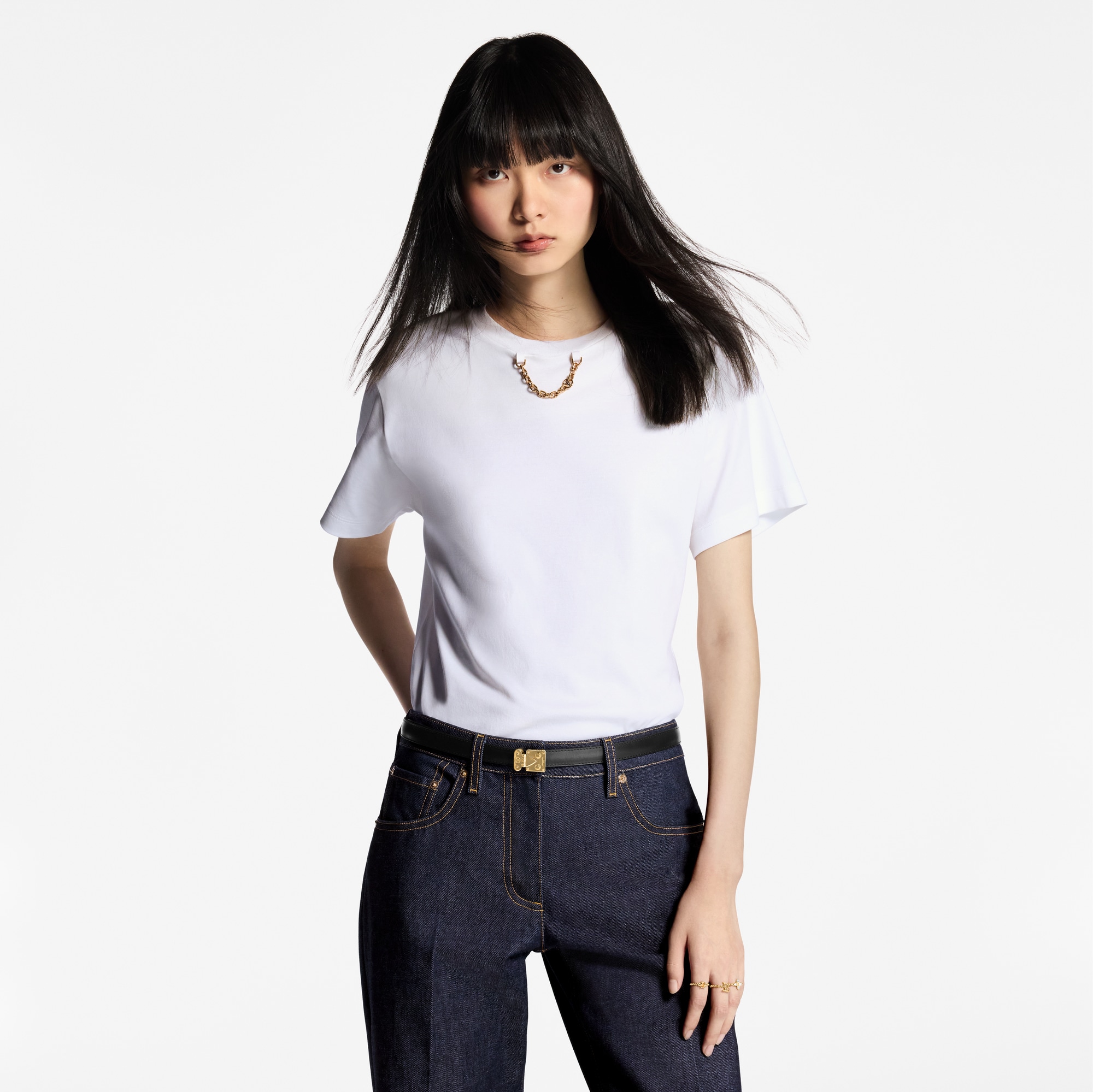 เข็มขัดรุ่น S-Lock ขนาด 18 มม. ใส่ได้ทั้งสองด้าน  in ผู้หญิง