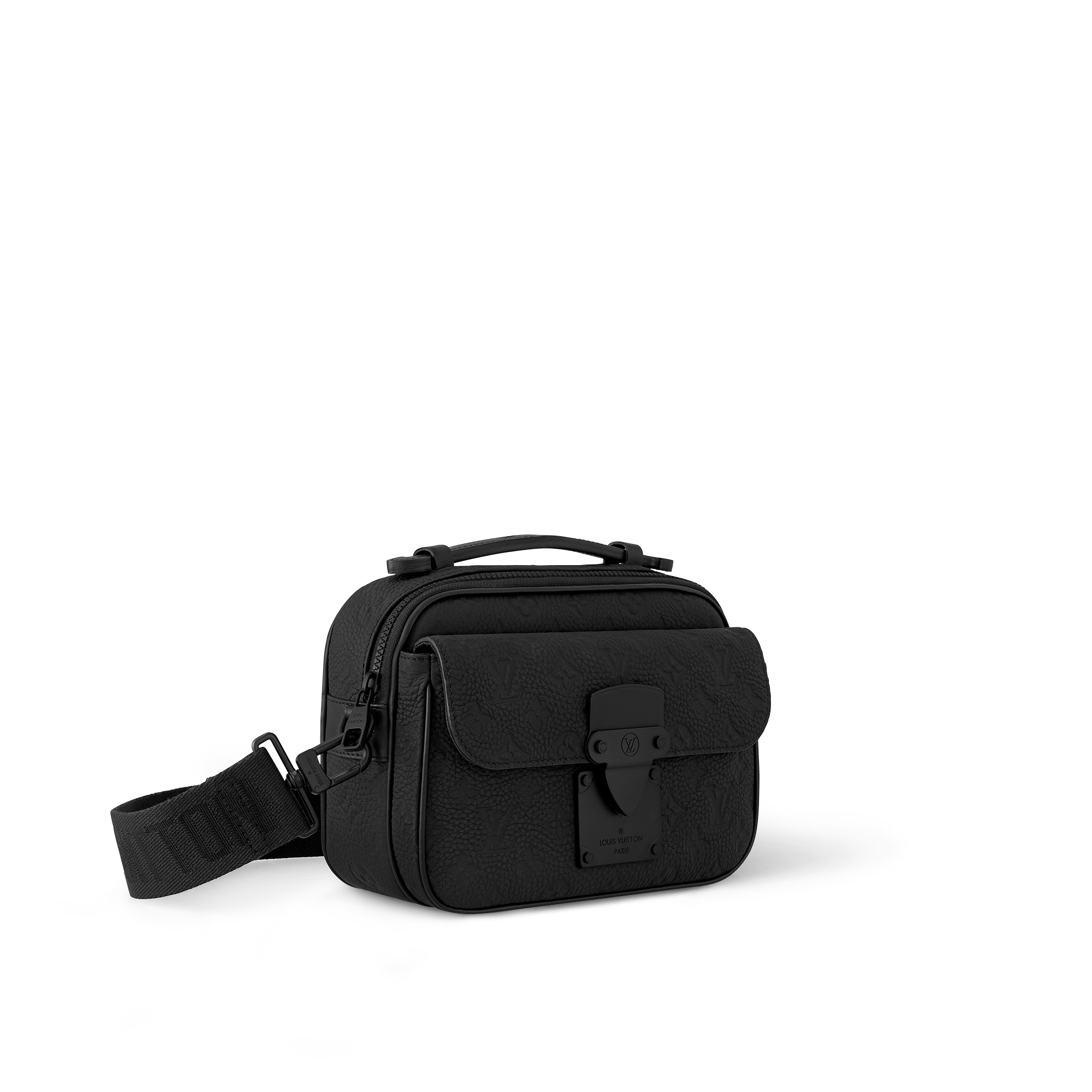กระเป๋าแมสเซนเจอร์รุ่น S Lock หนัง Taurillon ลาย Monogram  in ผู้ชาย