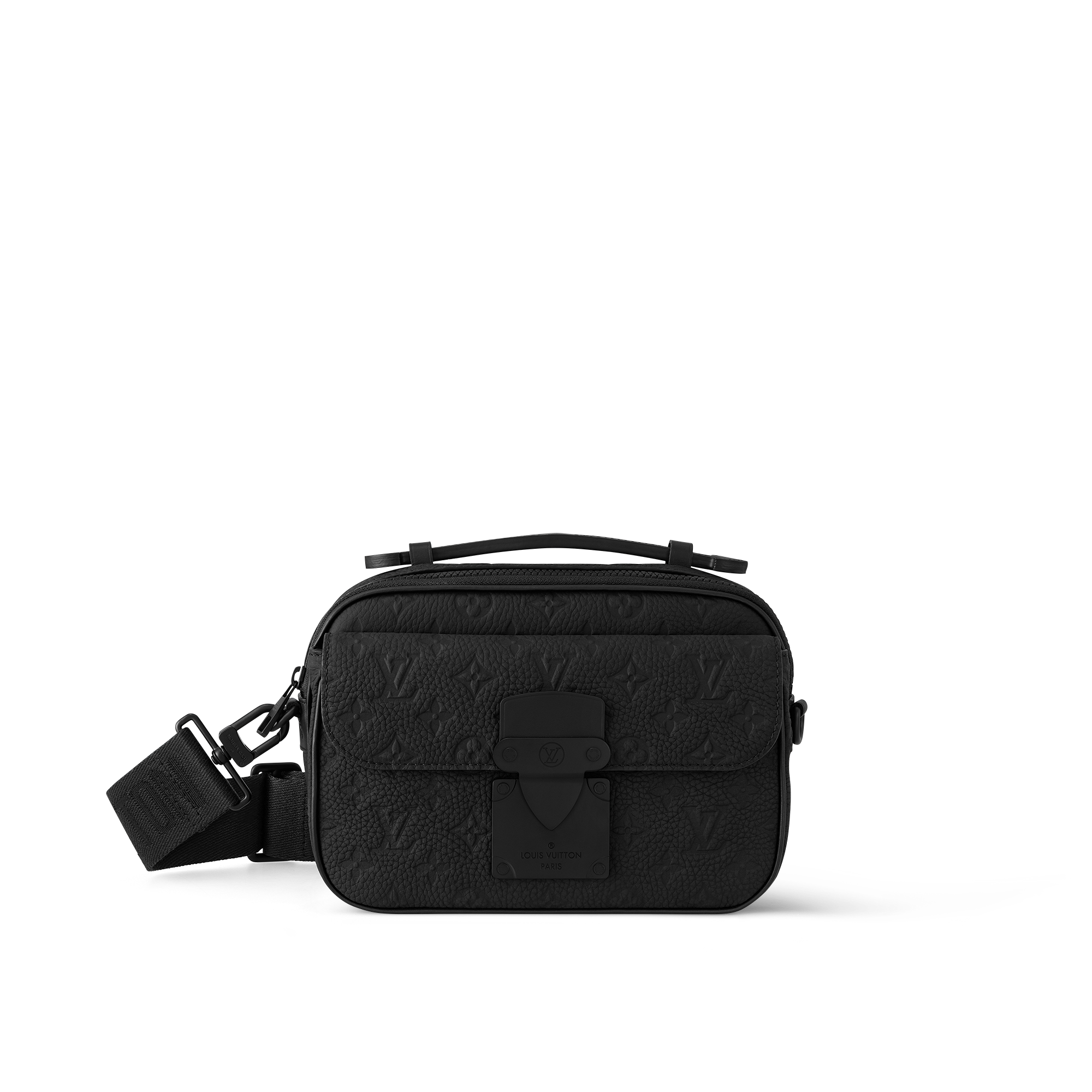 กระเป๋าแมสเซนเจอร์รุ่น S Lock หนัง Taurillon ลาย Monogram  in ผู้ชาย