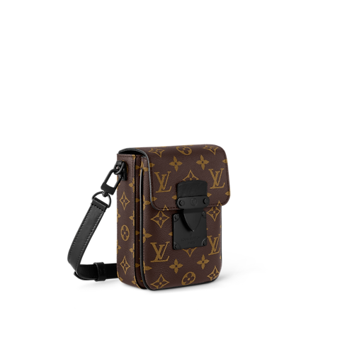 กระเป๋าสตางค์แบบสะพายรุ่น S-Lock Vertical Monogram Macassar แคนวาส in ผู้ชาย's กระเป๋า All Collections collections by Louis Vuitton (การย่อ/ขยายผลิตภัณฑ์)