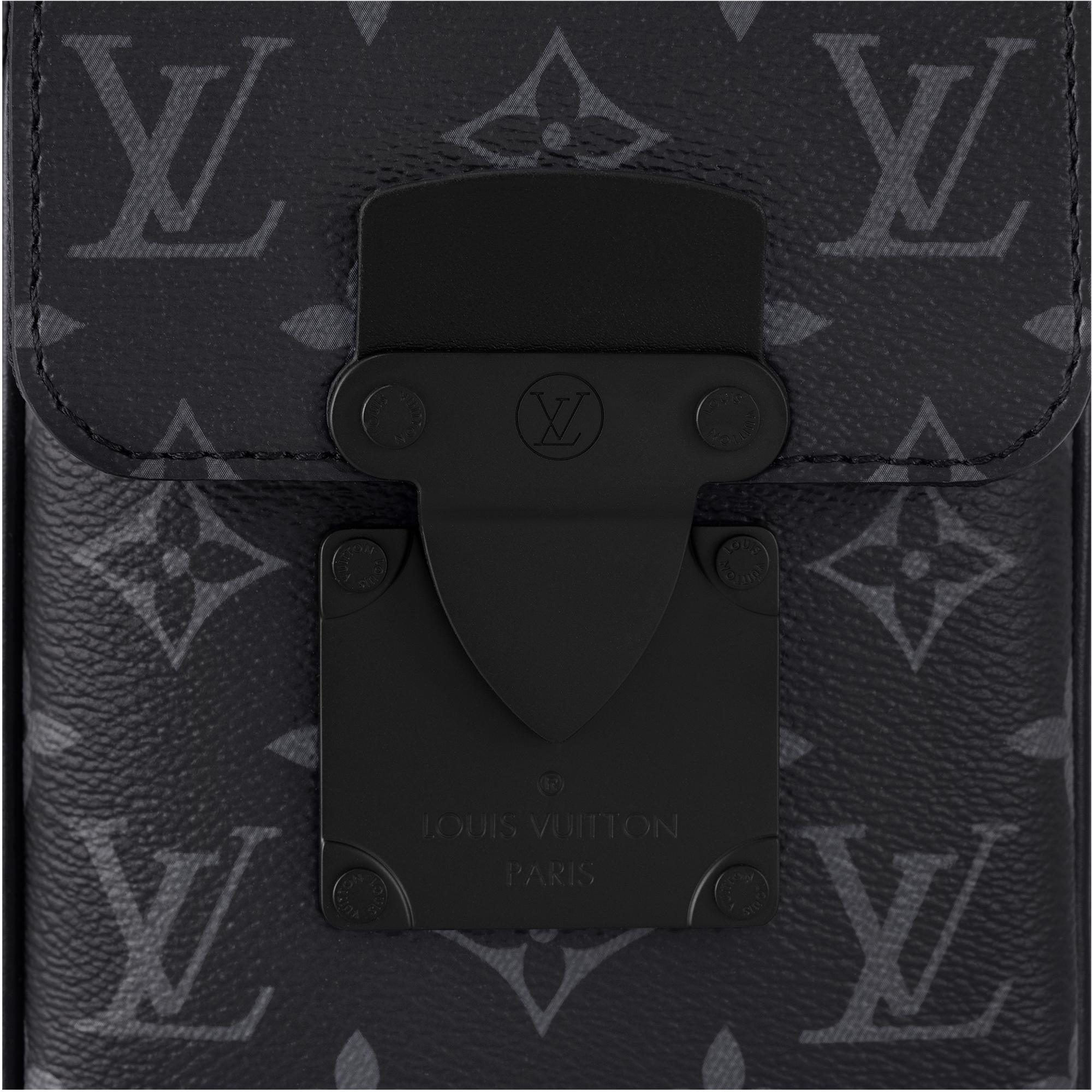 กระเป๋าสตางค์แบบสะพายรุ่น S-Lock Vertical Monogram Eclipse in ผู้ชาย