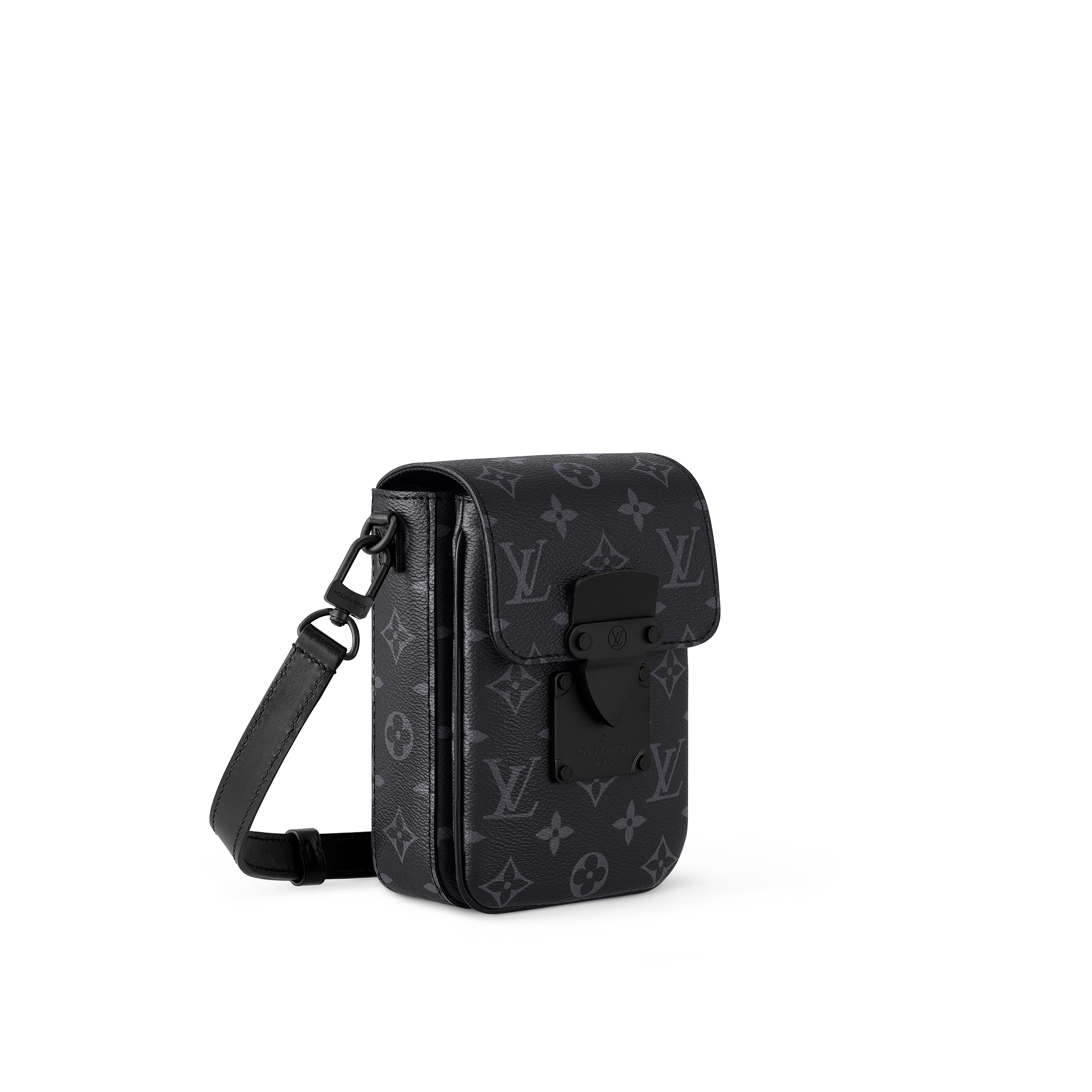 กระเป๋าสตางค์แบบสะพายรุ่น S-Lock Vertical Monogram Eclipse in ผู้ชาย